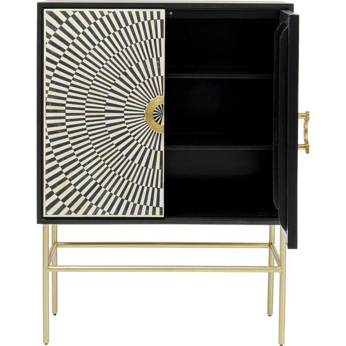 Szafka ELECTRO czarny ze złotymi detalami - Image 3