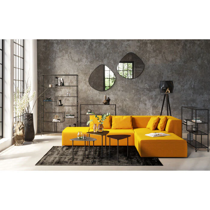Konsola z półkami LOFT czarny - Image 11