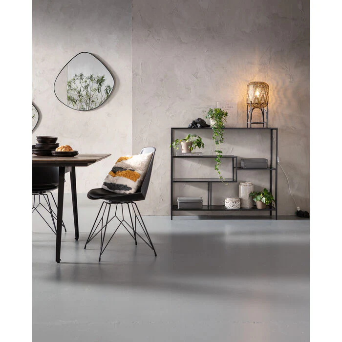 Konsola z półkami LOFT czarny - Image 3