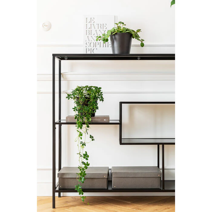 Konsola z półkami LOFT czarny - Image 6