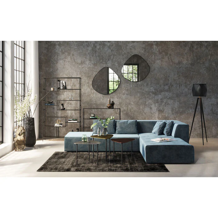 Konsola z półkami LOFT czarny - Image 7