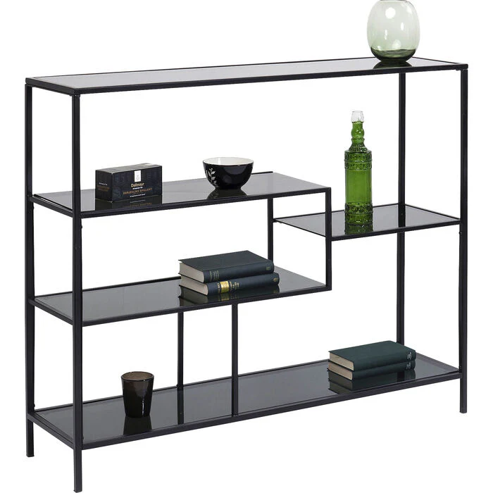 Konsola z półkami LOFT czarny - Image 8