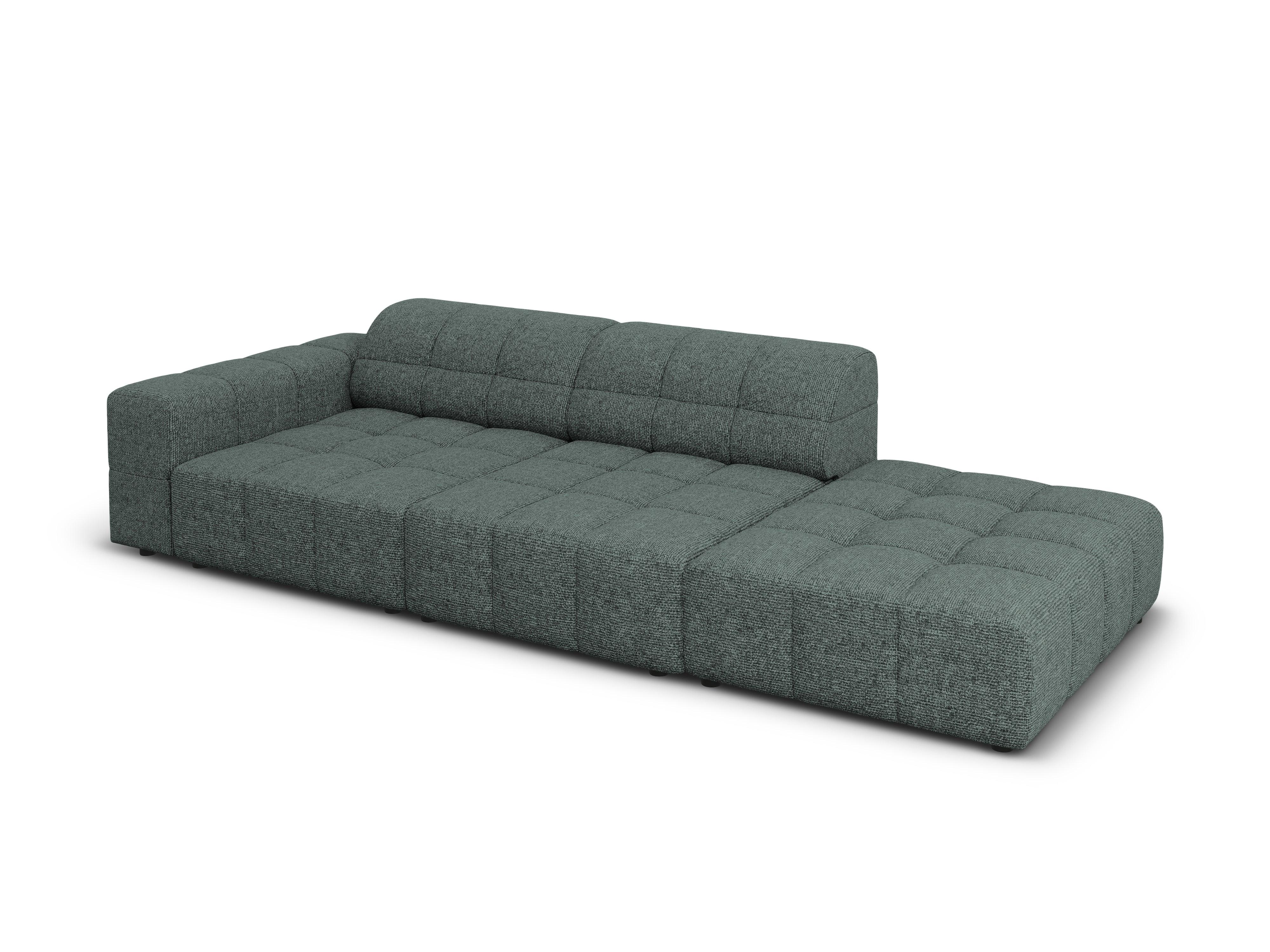 Sofa prawostronna 3-osobowa CHICAGO petrol szenil - Image 3