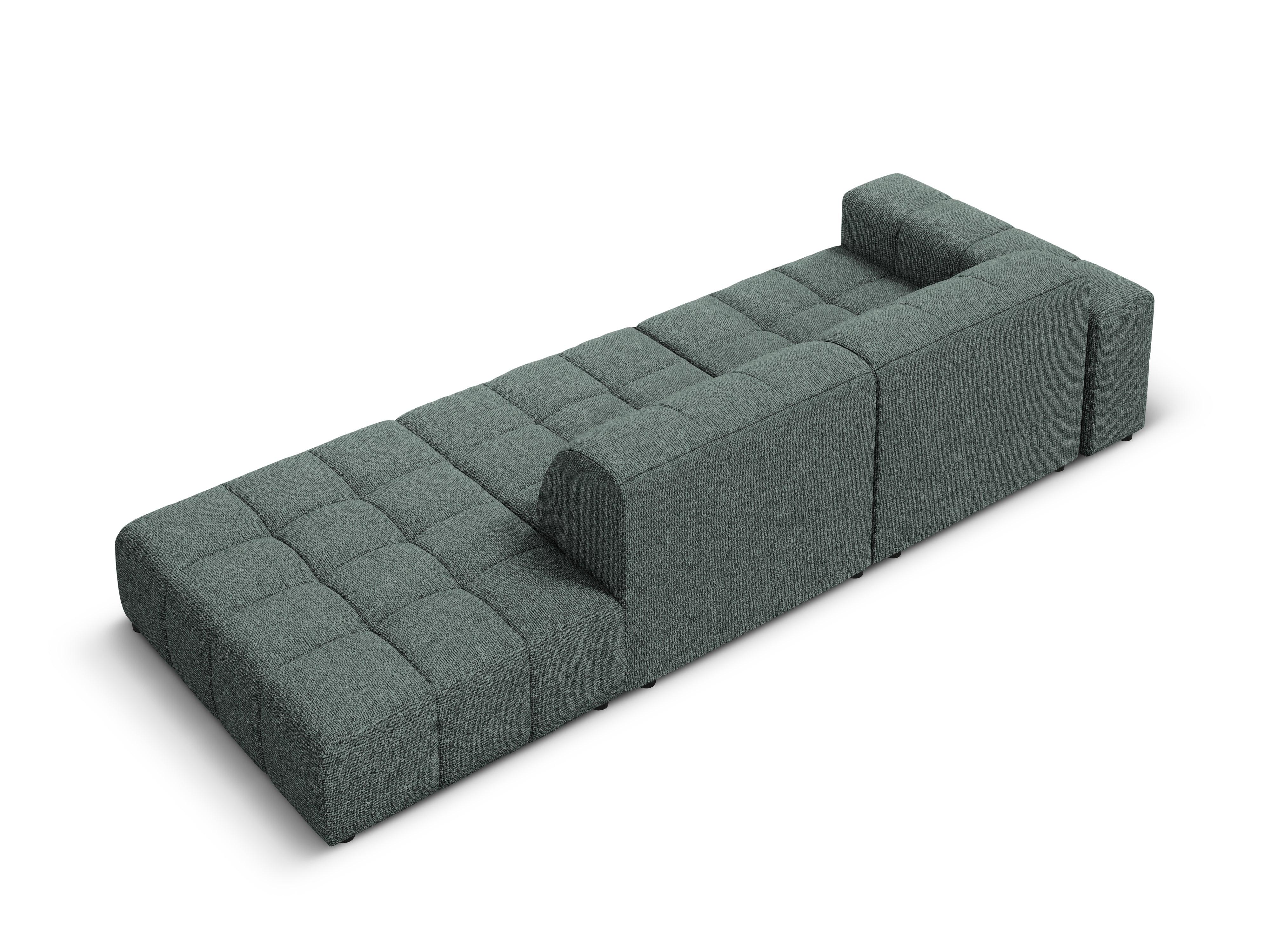 Sofa prawostronna 3-osobowa CHICAGO petrol szenil - Image 5