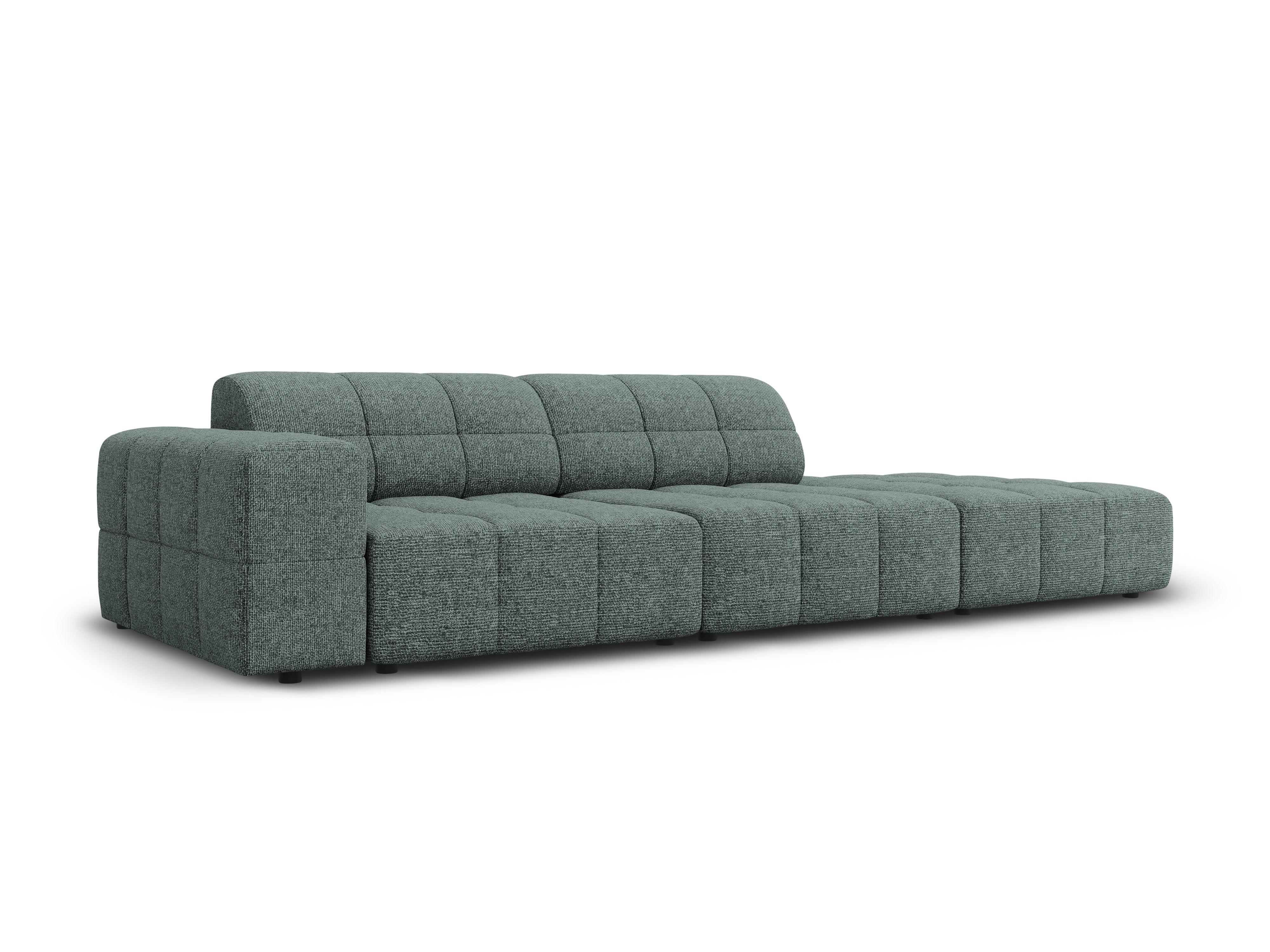 Sofa prawostronna 3-osobowa CHICAGO petrol szenil - Image 7