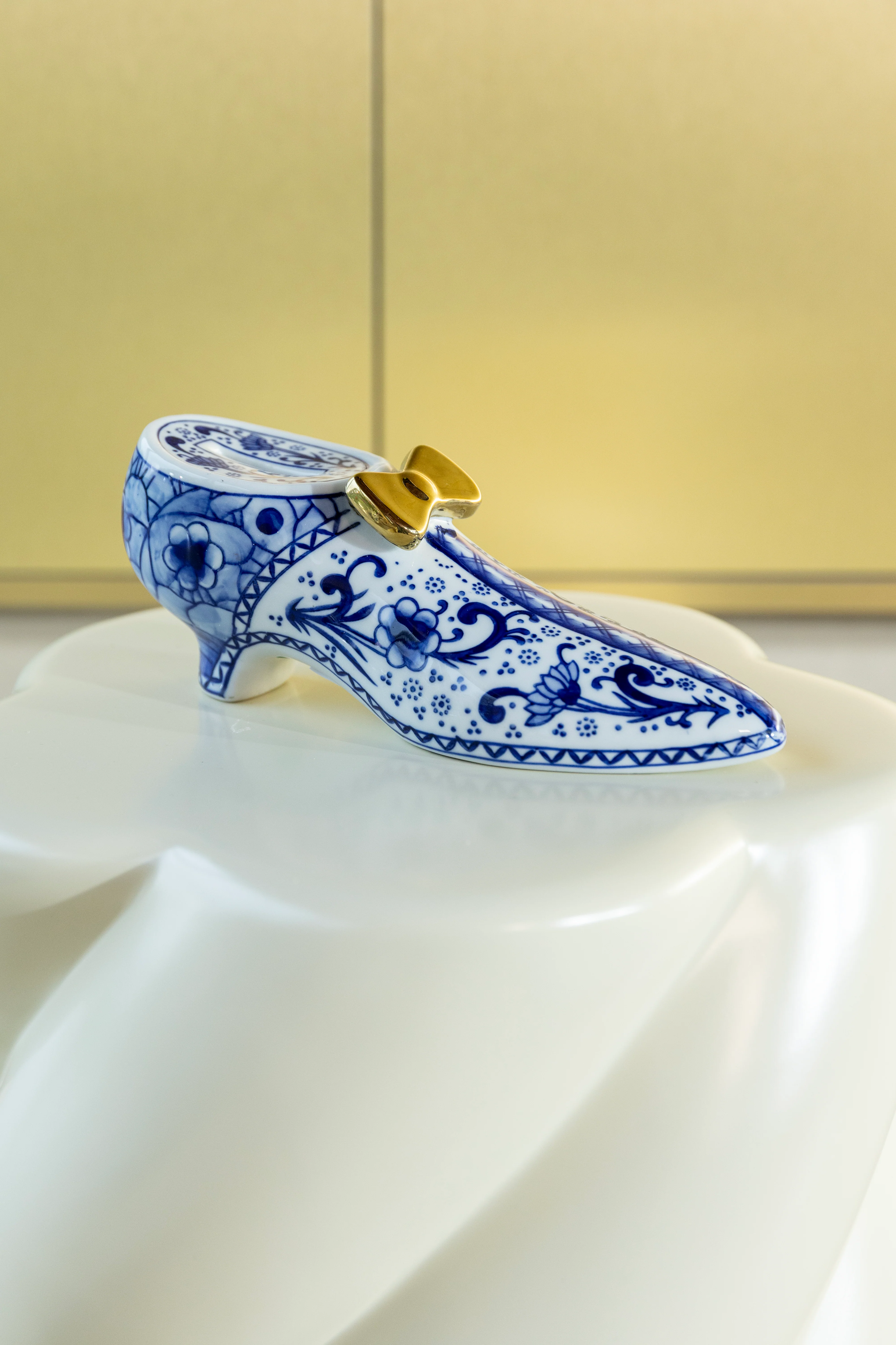 Skarbonka DELFTWARE SHOE biały z niebieskim - Image 4