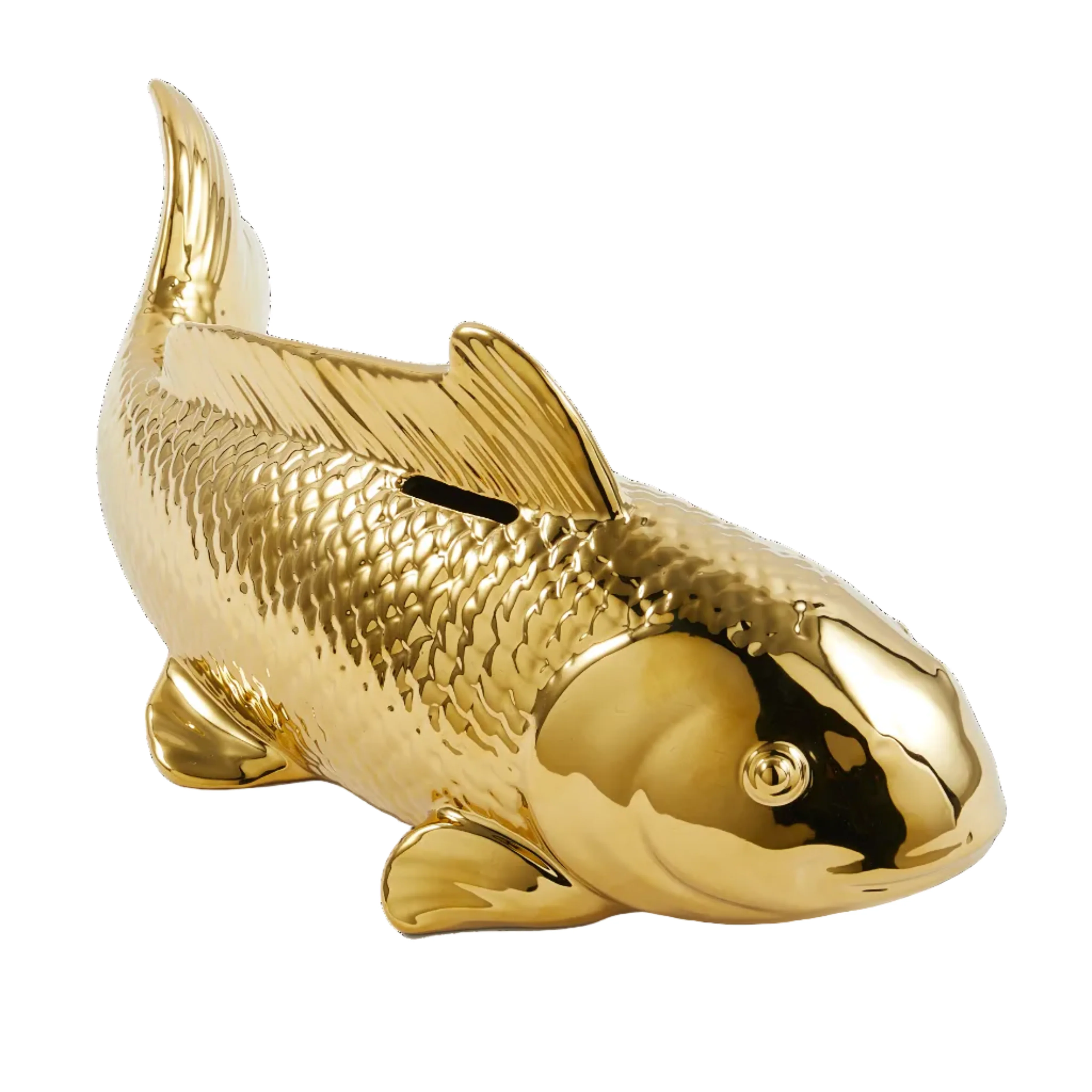 Skarbonka FISH MONEYBOX złoty - Image 3