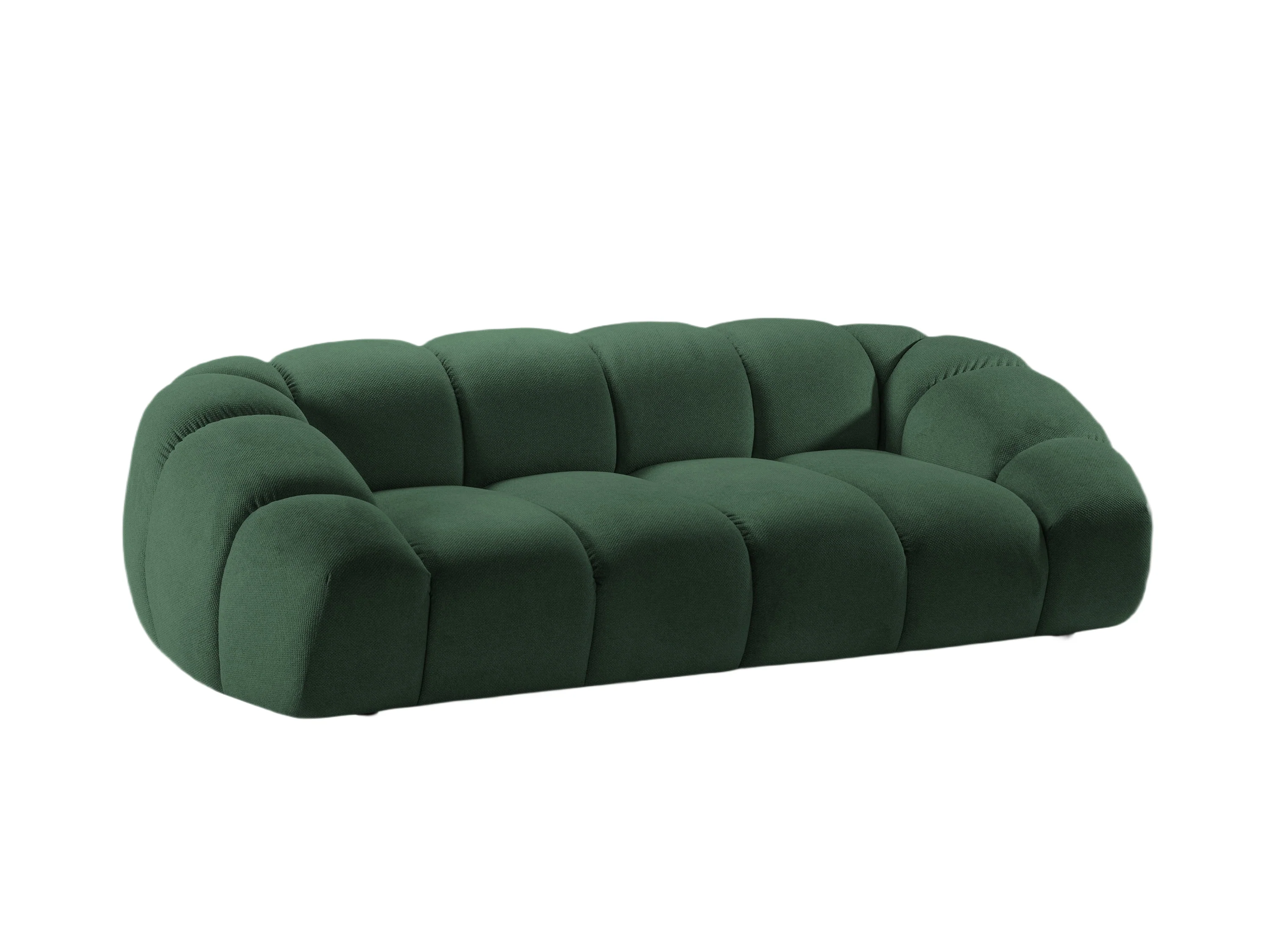 Sofa 2,5-osobowa DIANA ciemnozielony szenil