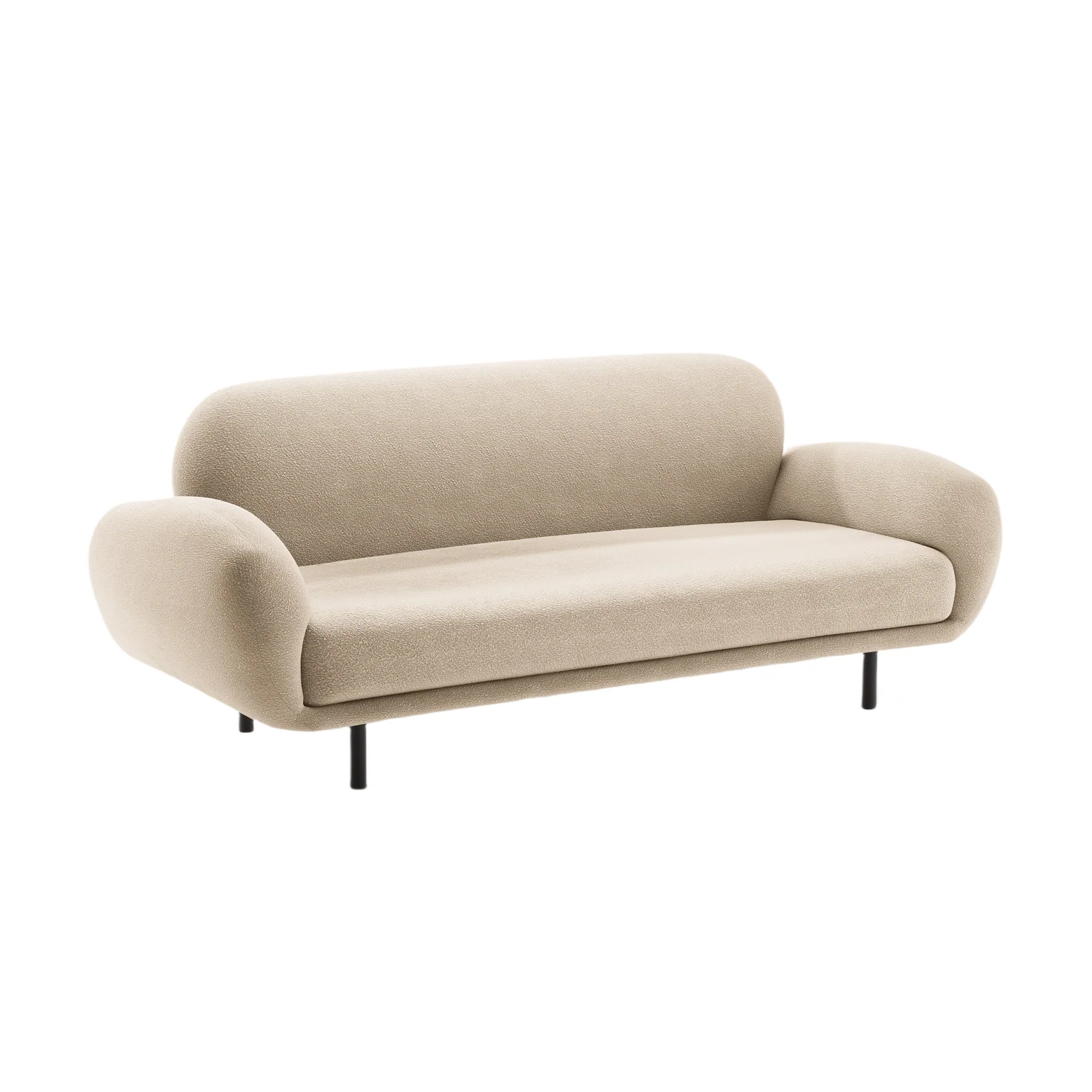 Sofa 2,5-osobowa POPPY beżowy boucle