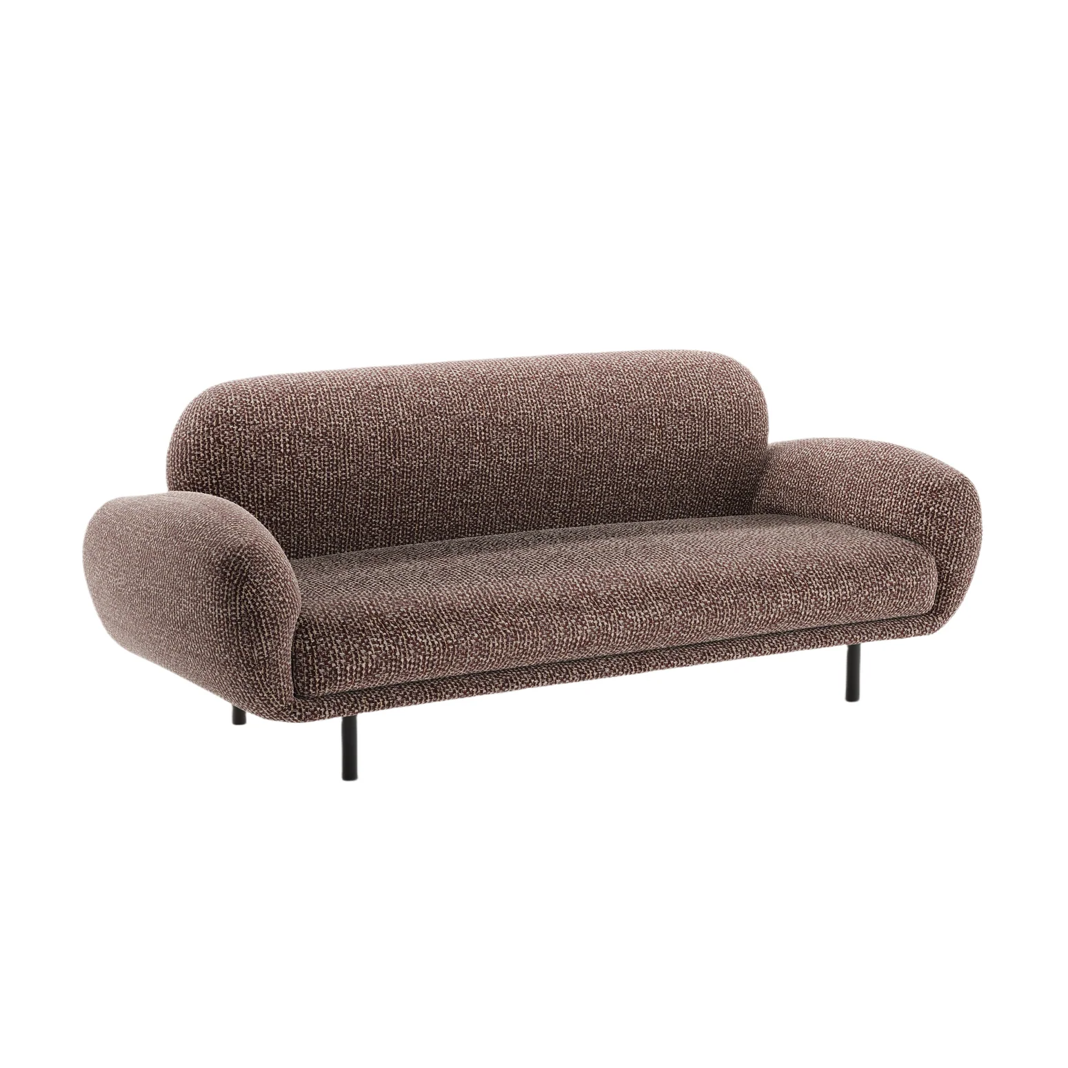 Sofa 2,5-osobowa POPPY brązowy szenil