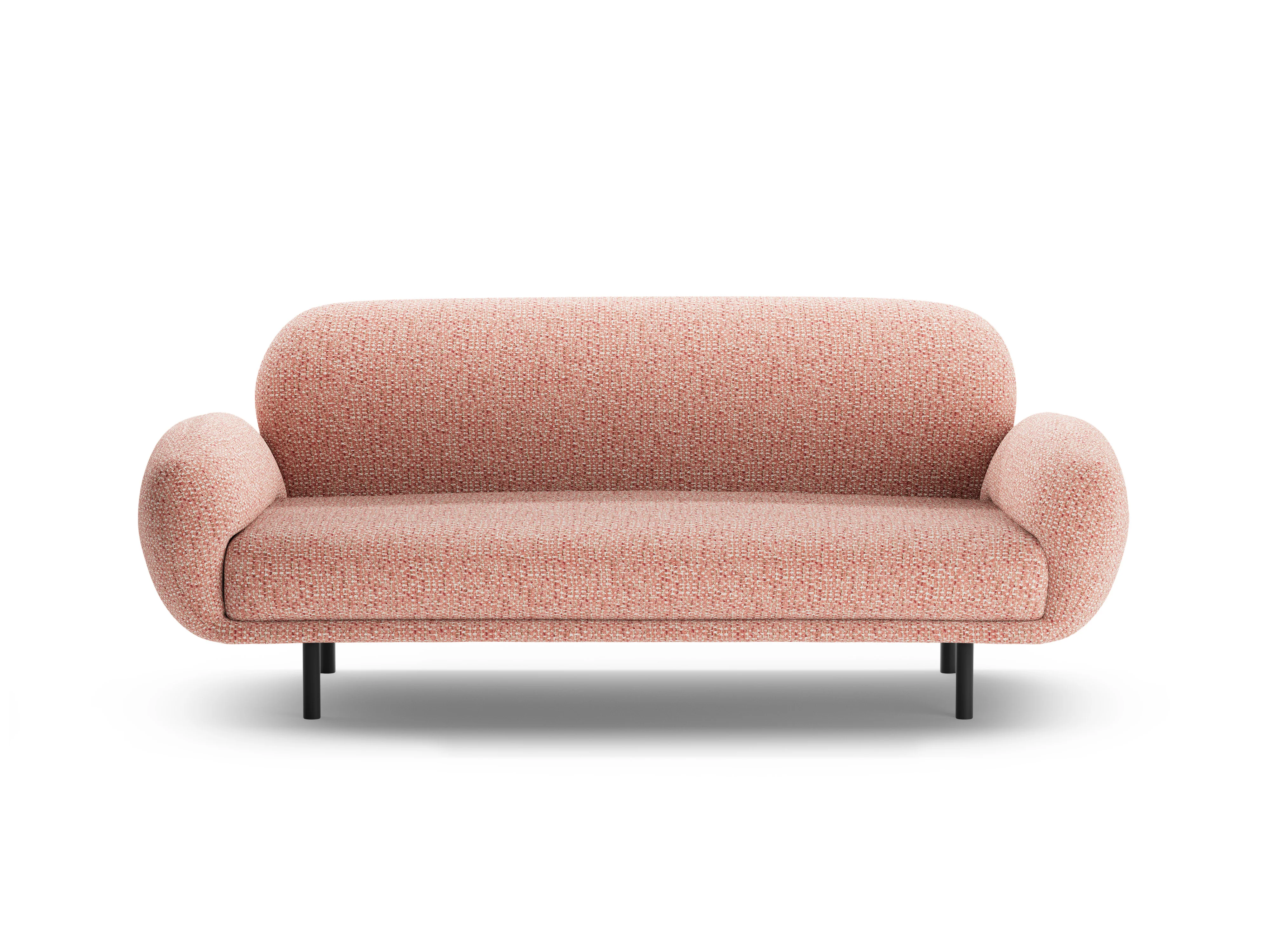 Sofa 2,5-osobowa POPPY różowy szenil - Image 3