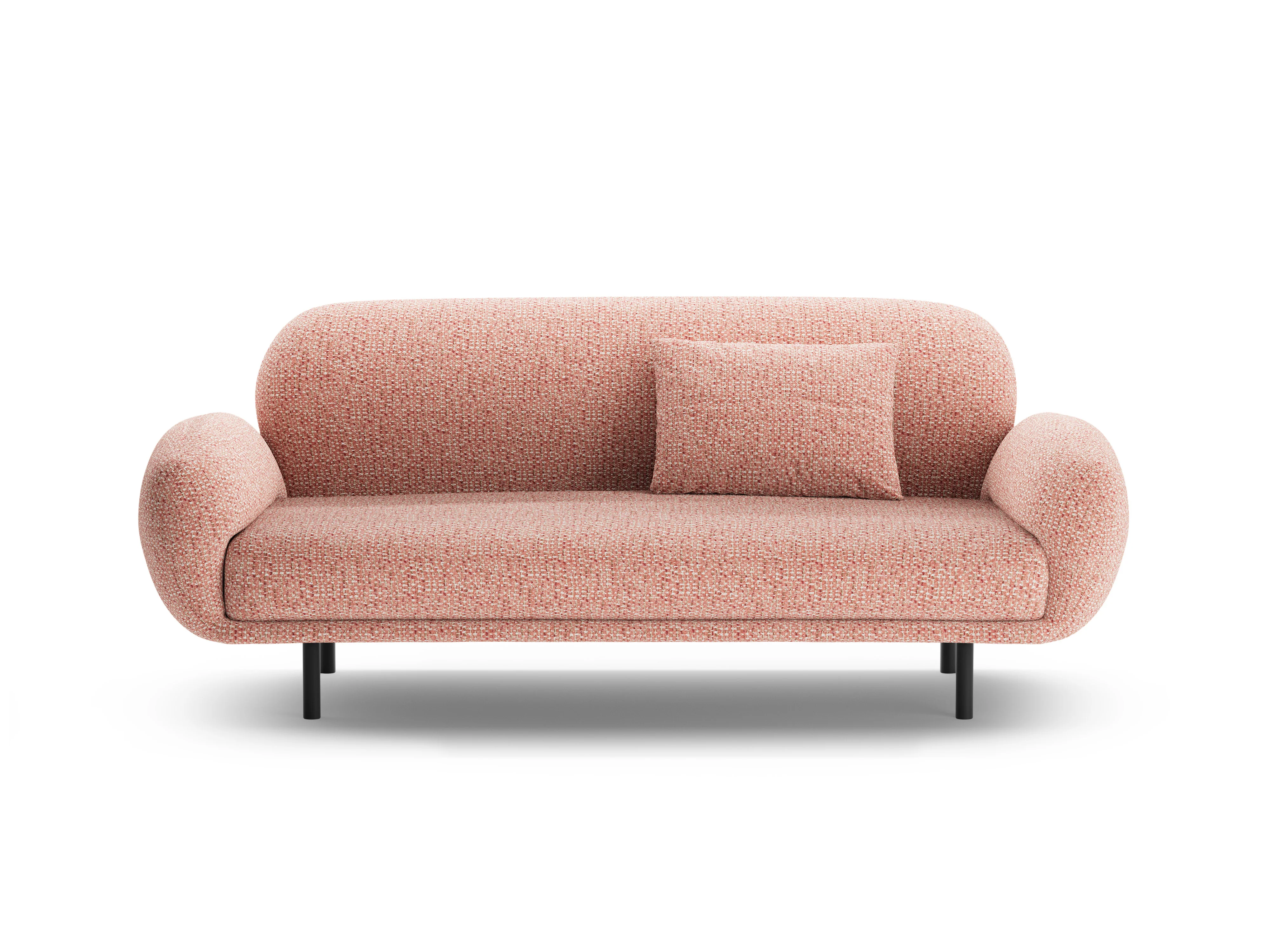 Sofa 2,5-osobowa POPPY różowy szenil - Image 5