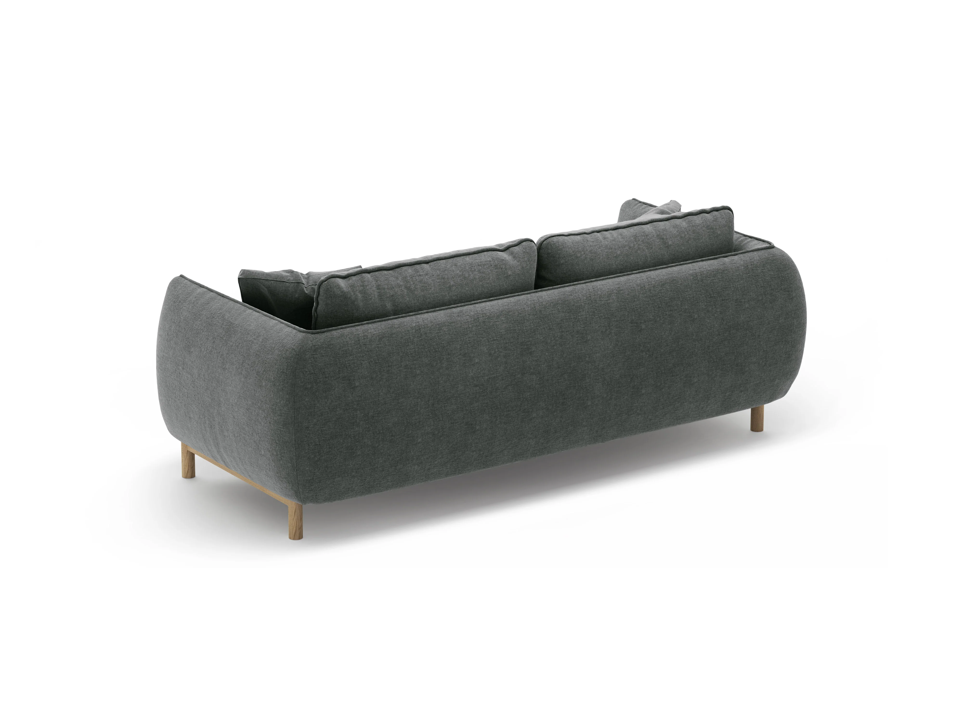 Sofa 2-osobowa ADA ciemnoszary szenil - Image 4