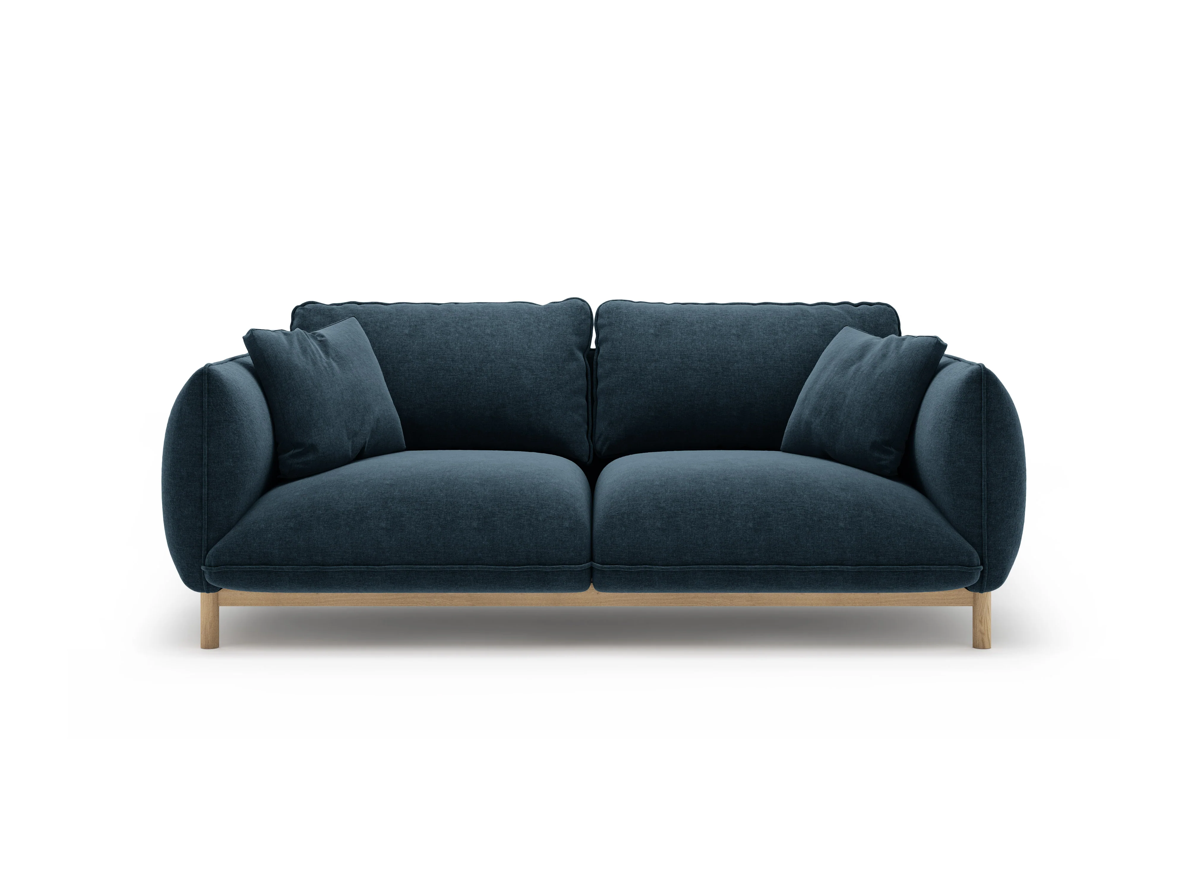 Sofa 2-osobowa ADA morski niebieski szenil - Image 3
