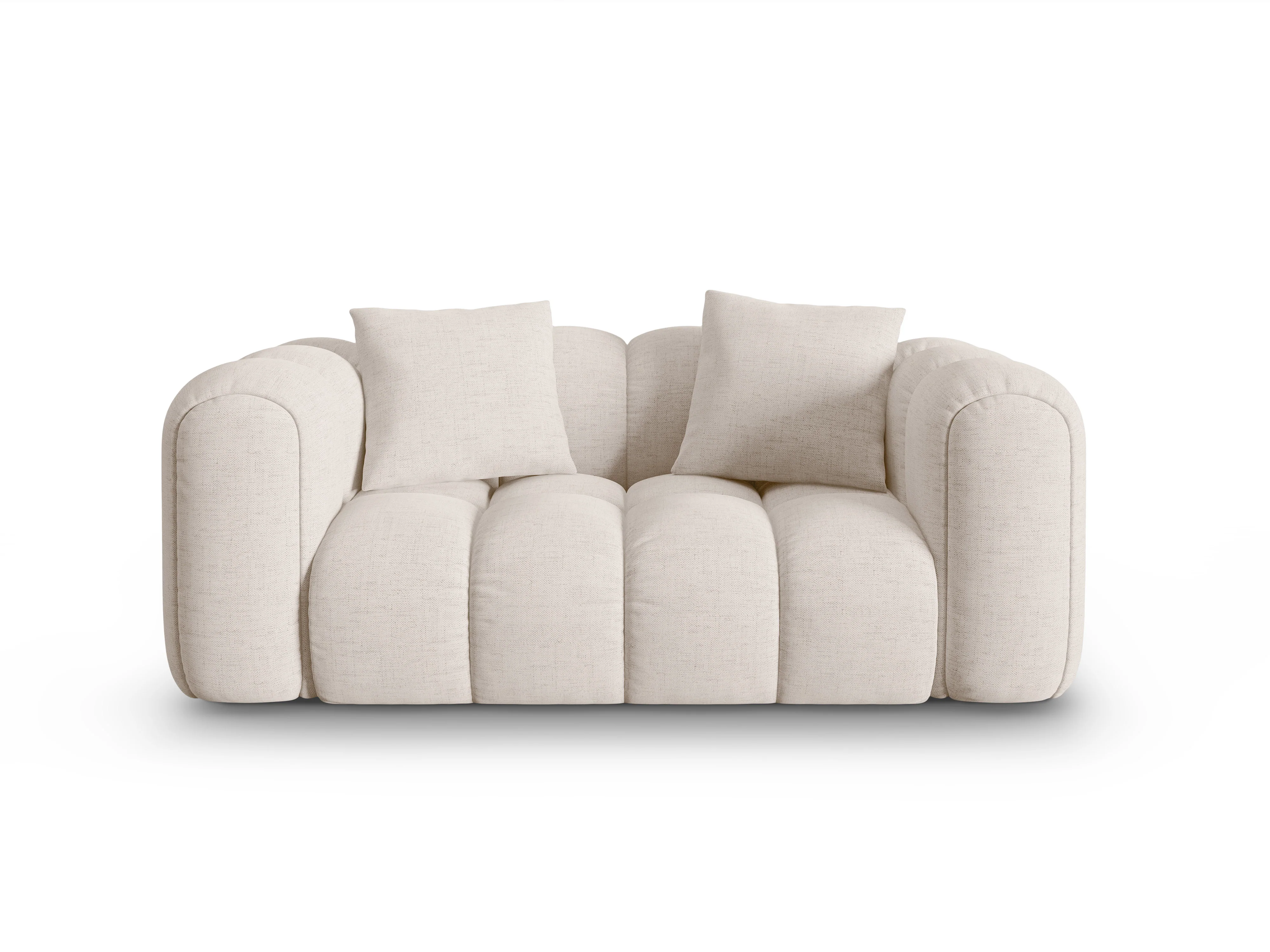 Sofa 2-osobowa ASTRO beżowy szenil - Image 2