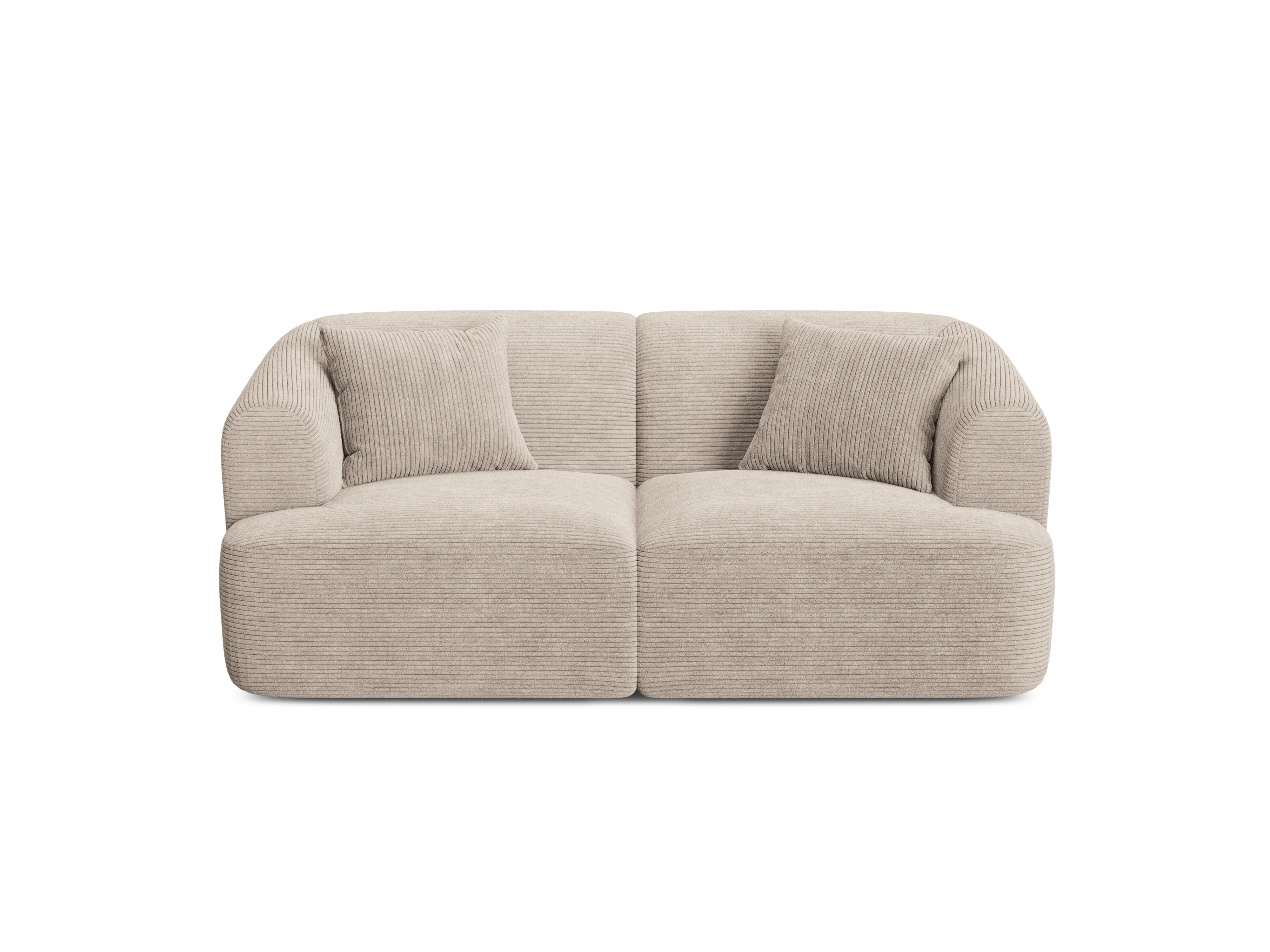 Sofa 2-osobowa CAMPI beżowy sztruks - Image 5