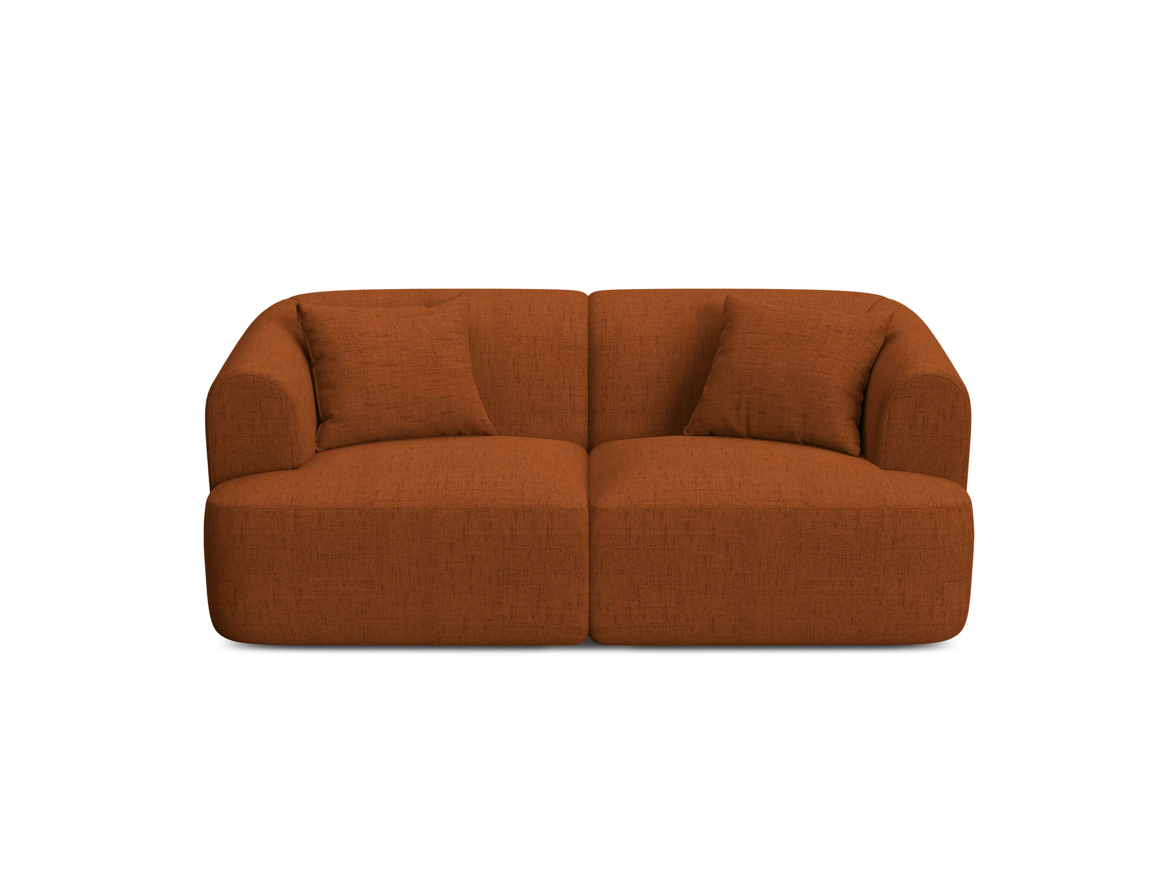 Sofa 2-osobowa CAMPI ceglany szenil - Image 3