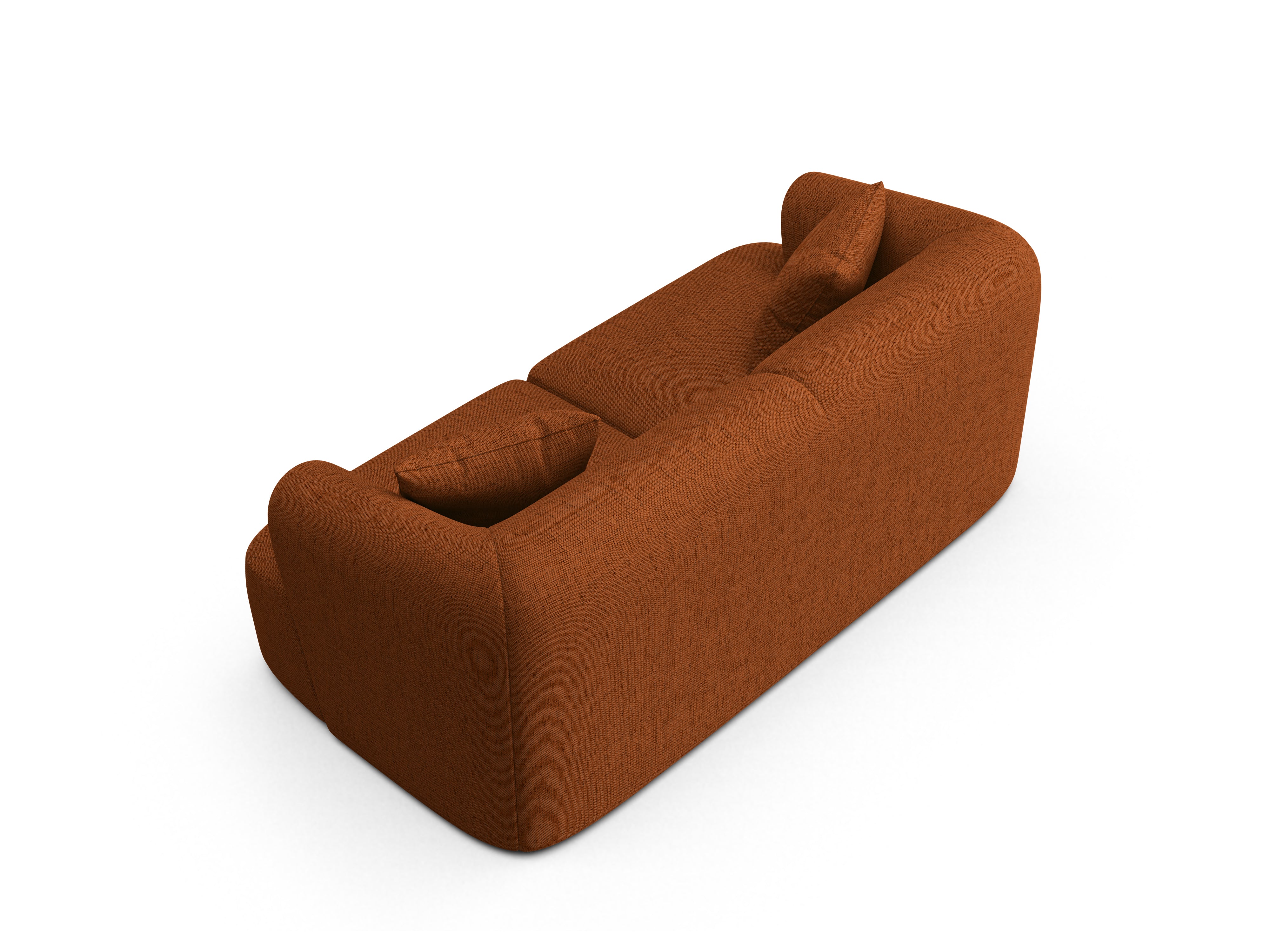 Sofa 2-osobowa CAMPI ceglany szenil - Image 4