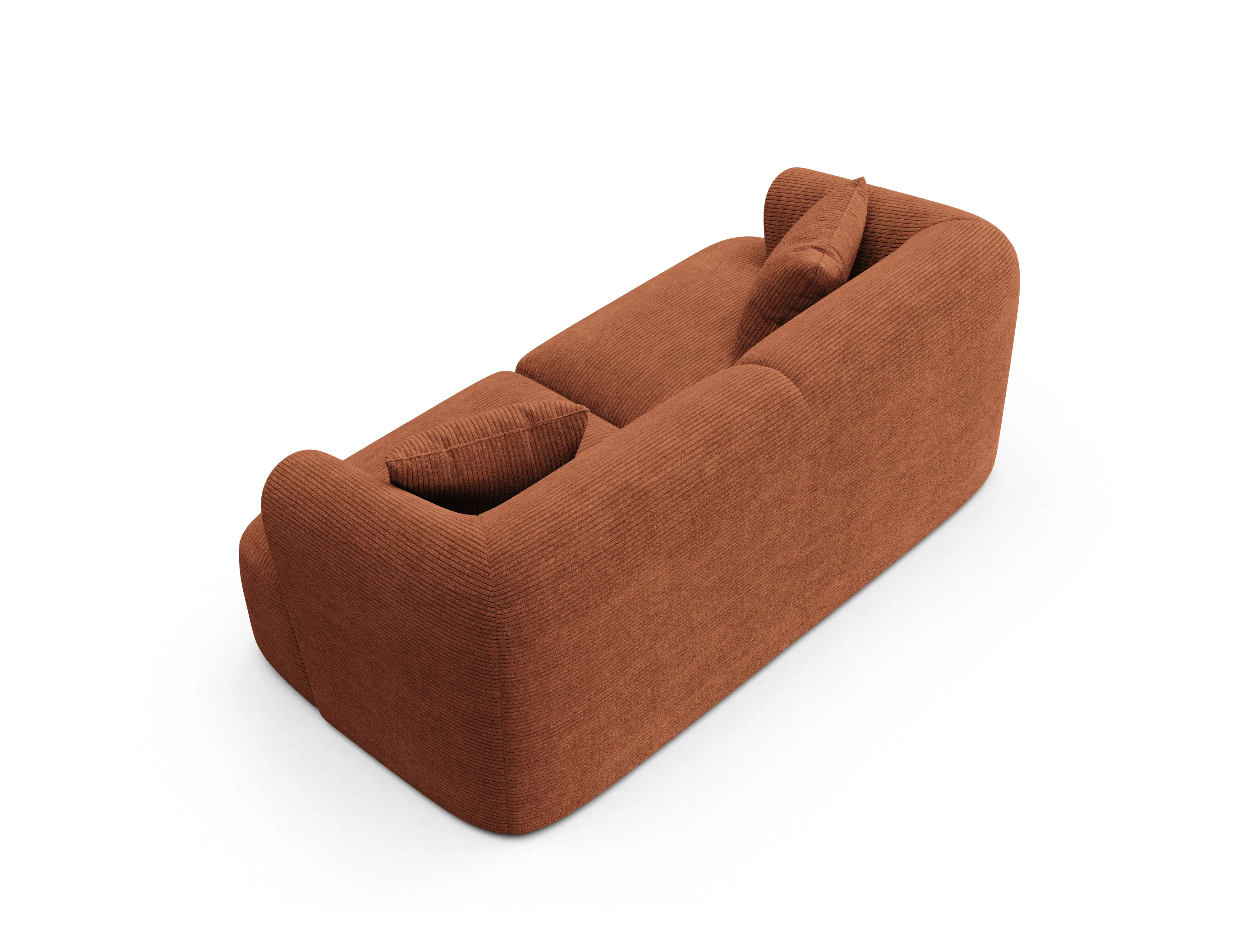 Sofa 2-osobowa CAMPI ceglany sztruks - Image 5