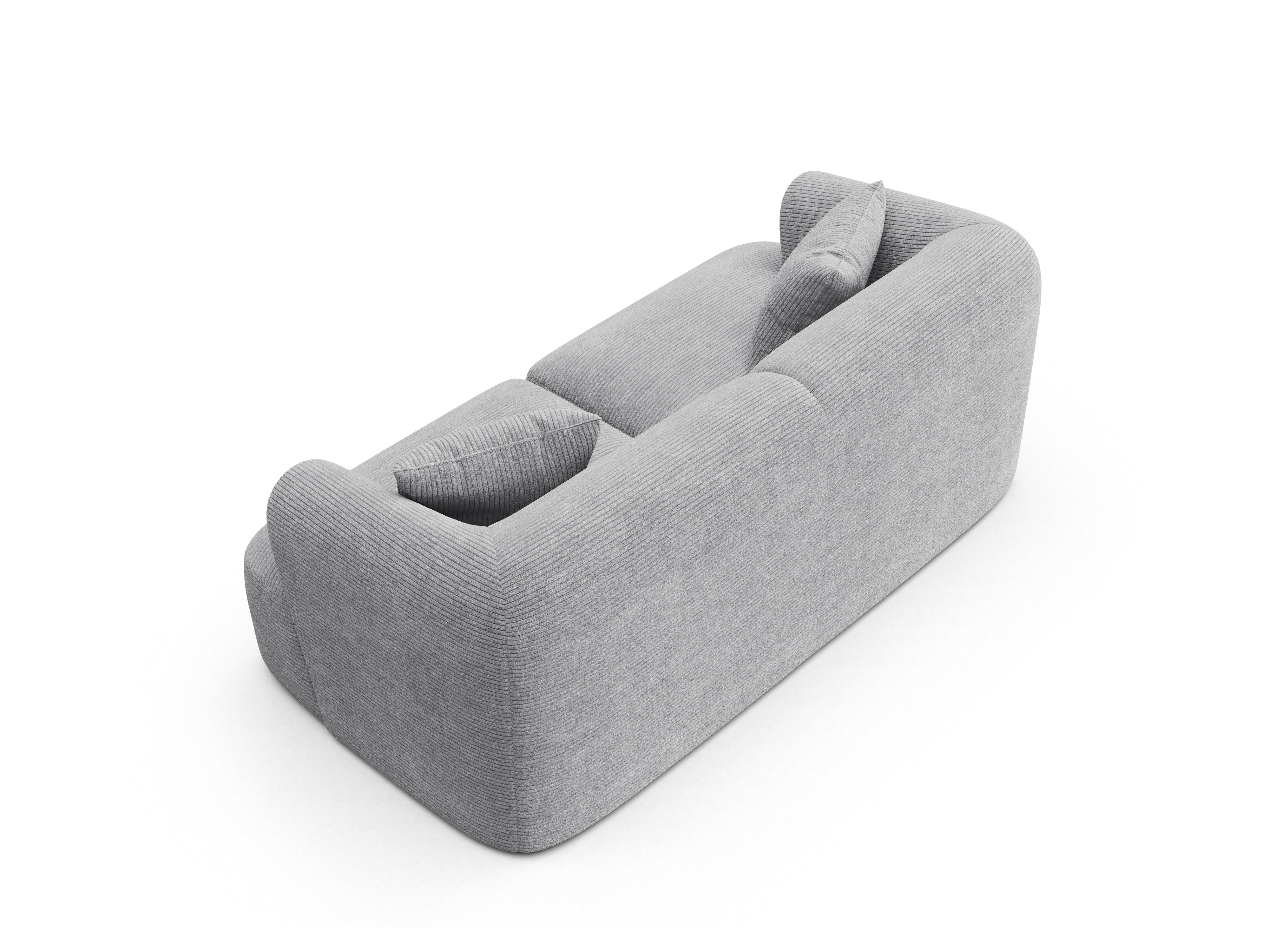 Sofa 2-osobowa CAMPI jasnoszary sztruks - Image 4