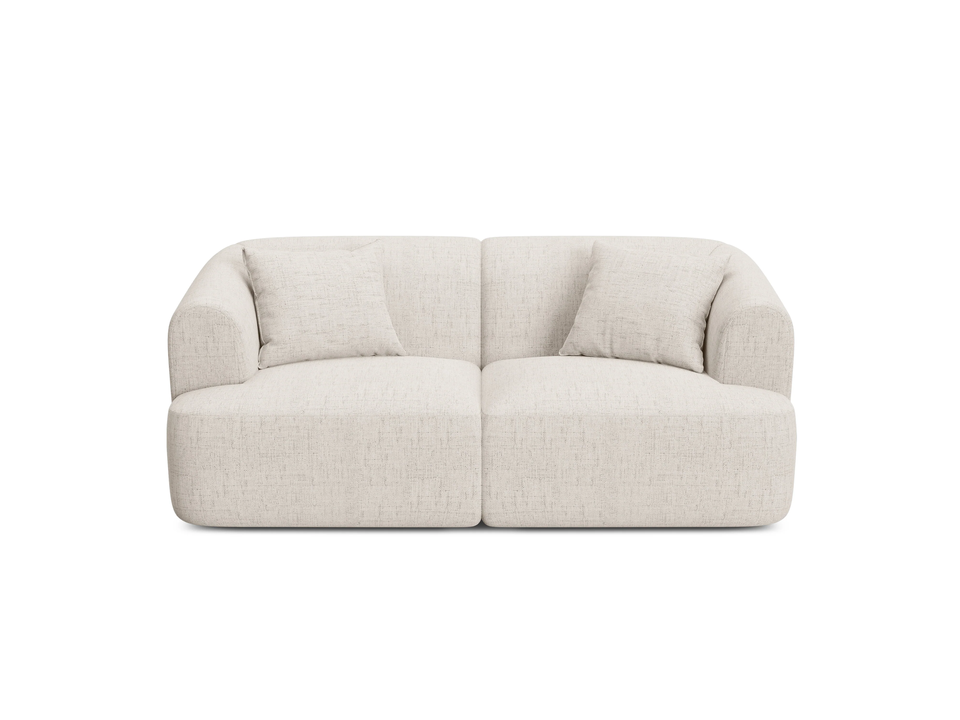 Sofa 2-osobowa CAMPI kremowy szenil - Image 2