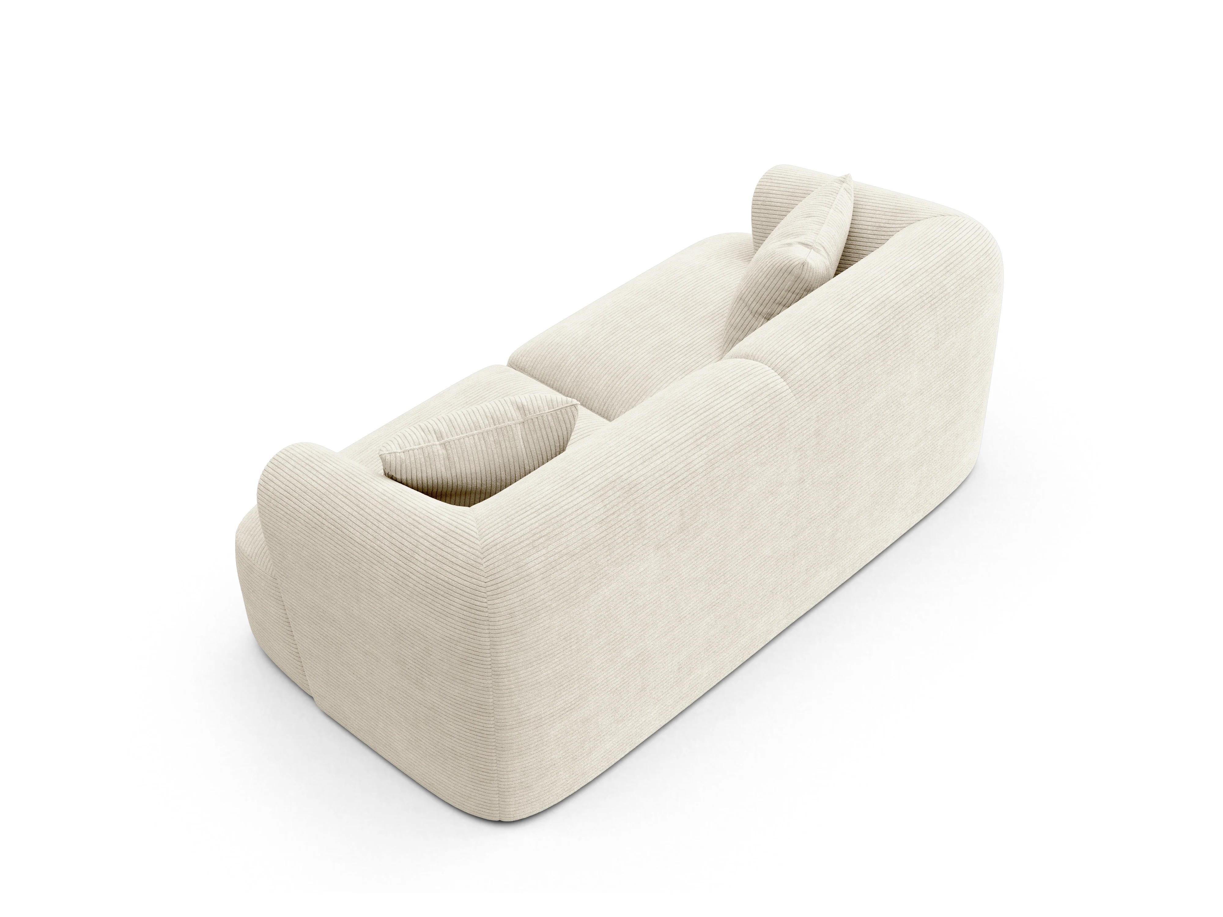 Sofa 2-osobowa CAMPI kremowy sztruks - Image 4