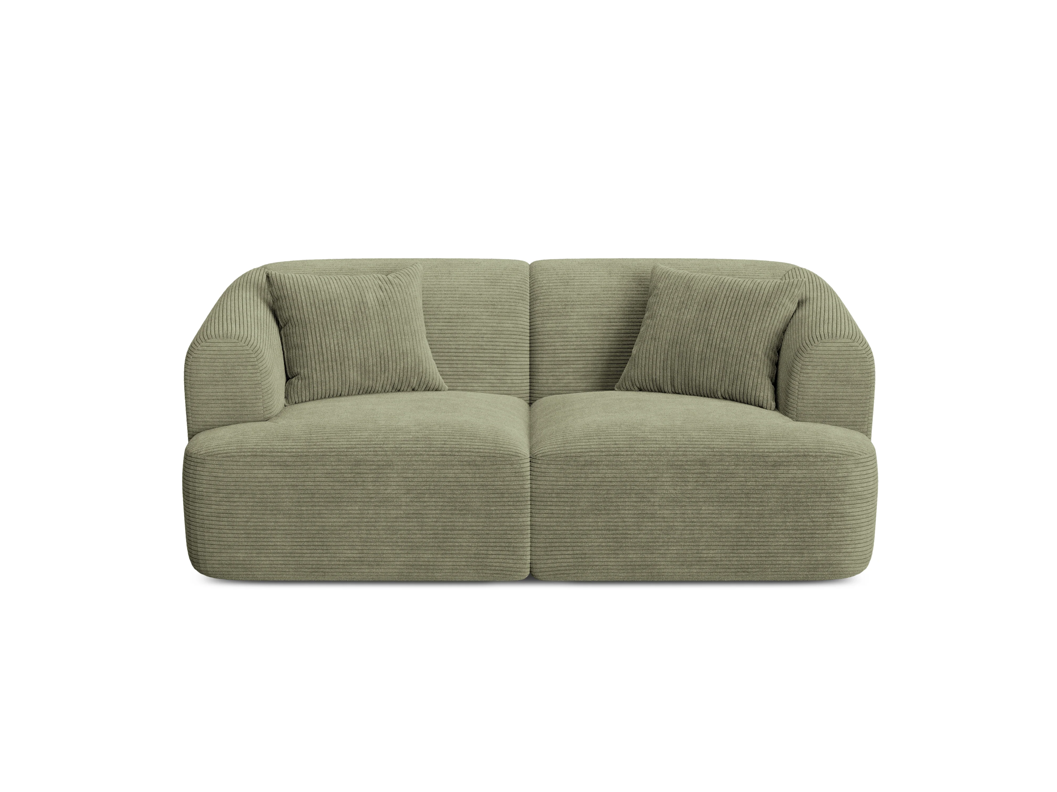 Sofa 2-osobowa CAMPI zielony sztruks - Image 3