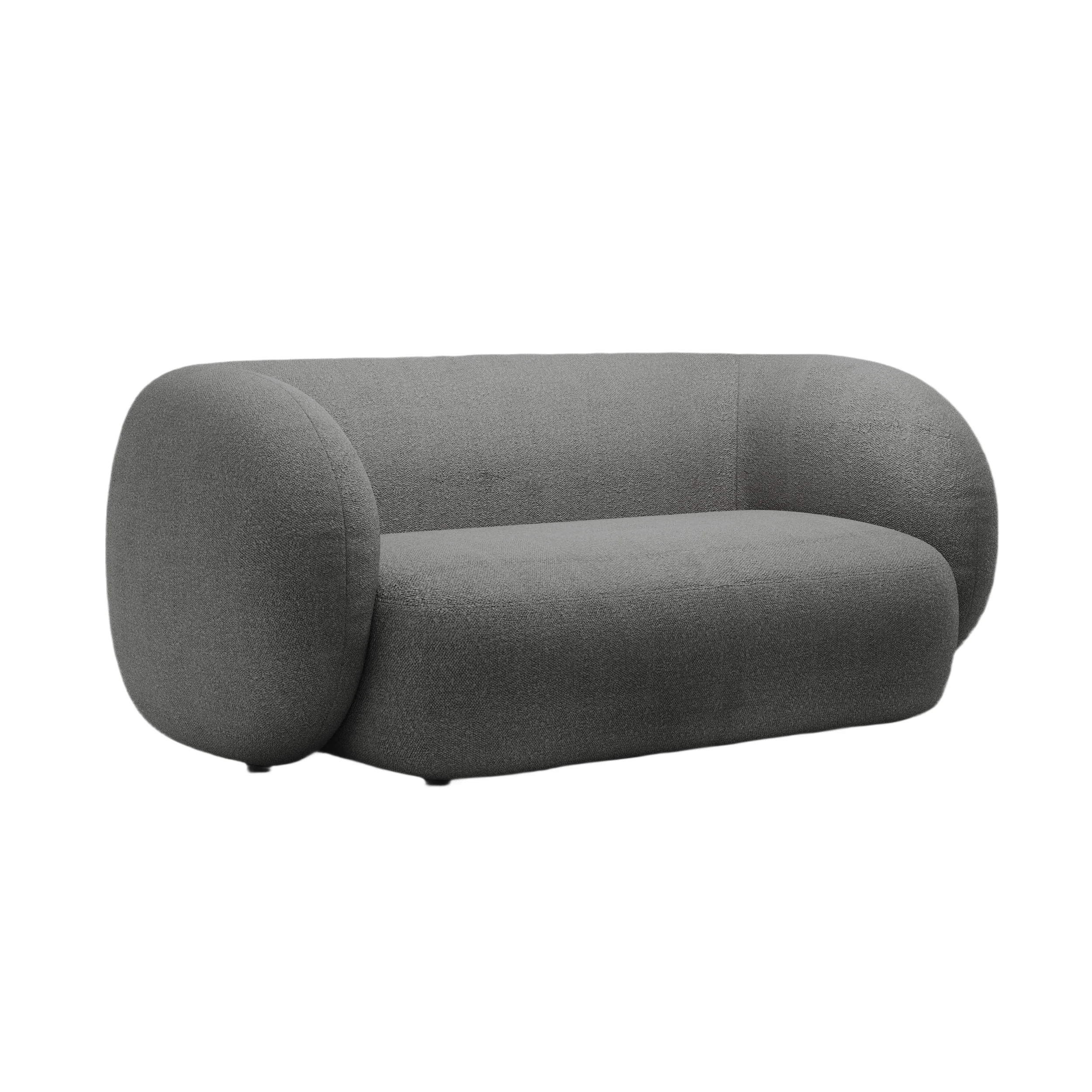Sofa 2-osobowa KATE ciemnoszary boucle