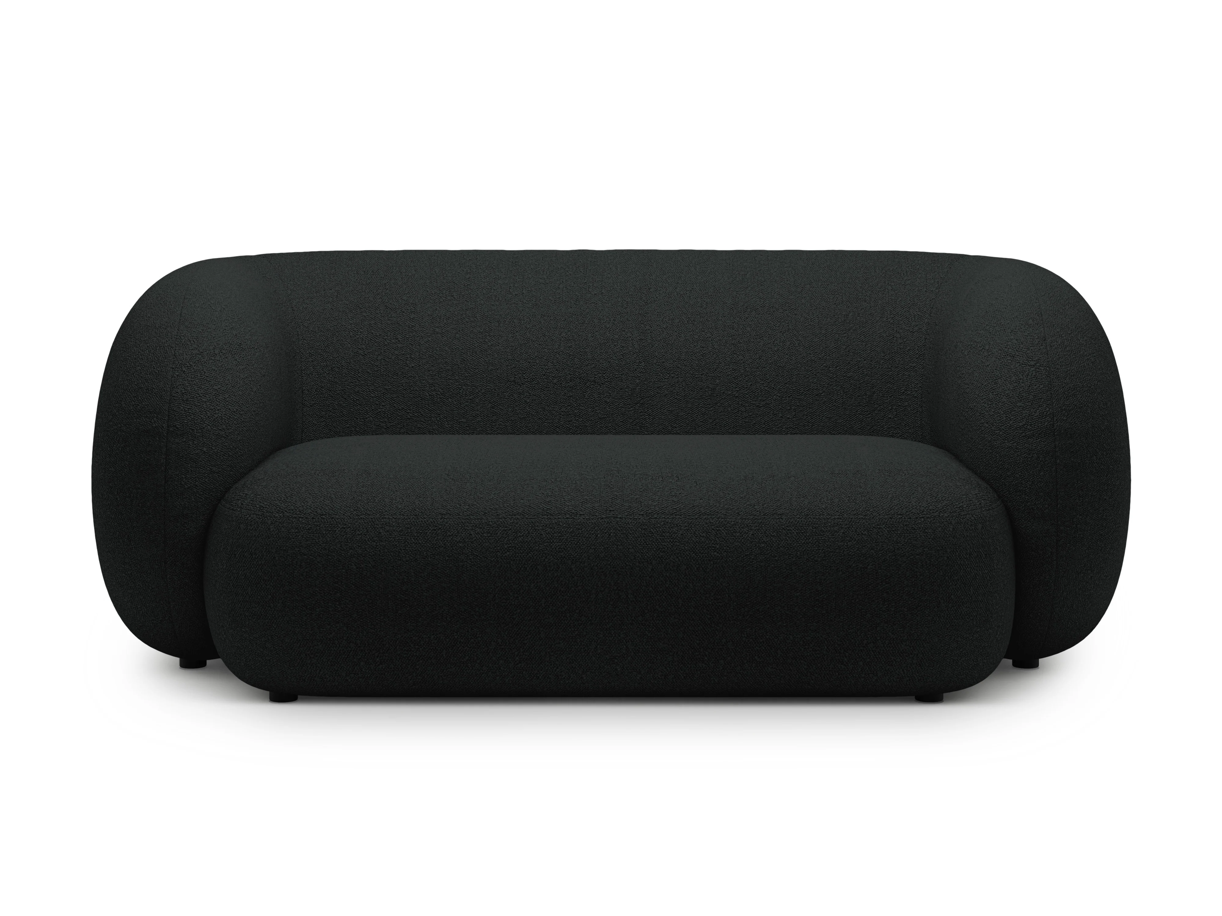 Sofa 2-osobowa KATE czarny boucle - Image 2