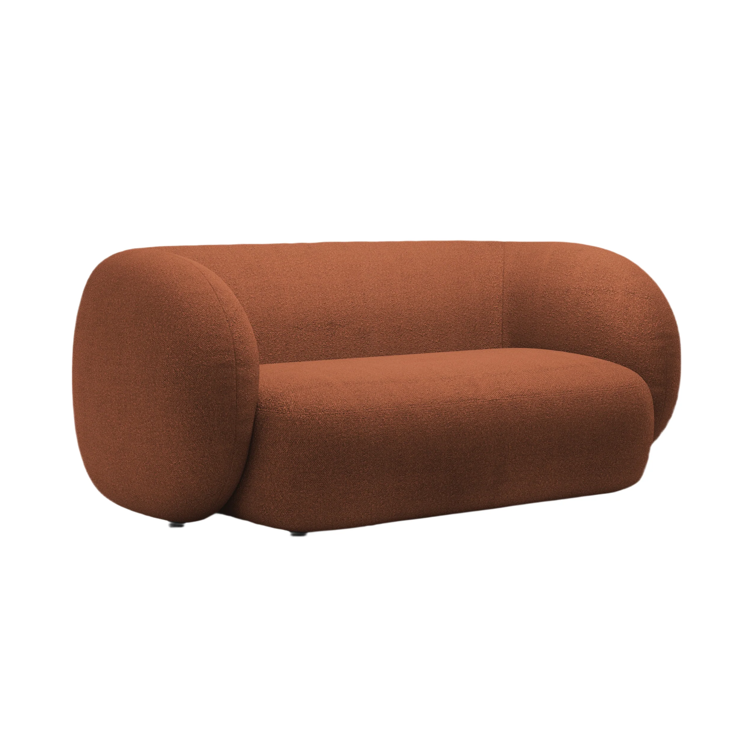 Sofa 2-osobowa KATE terracotta boucle