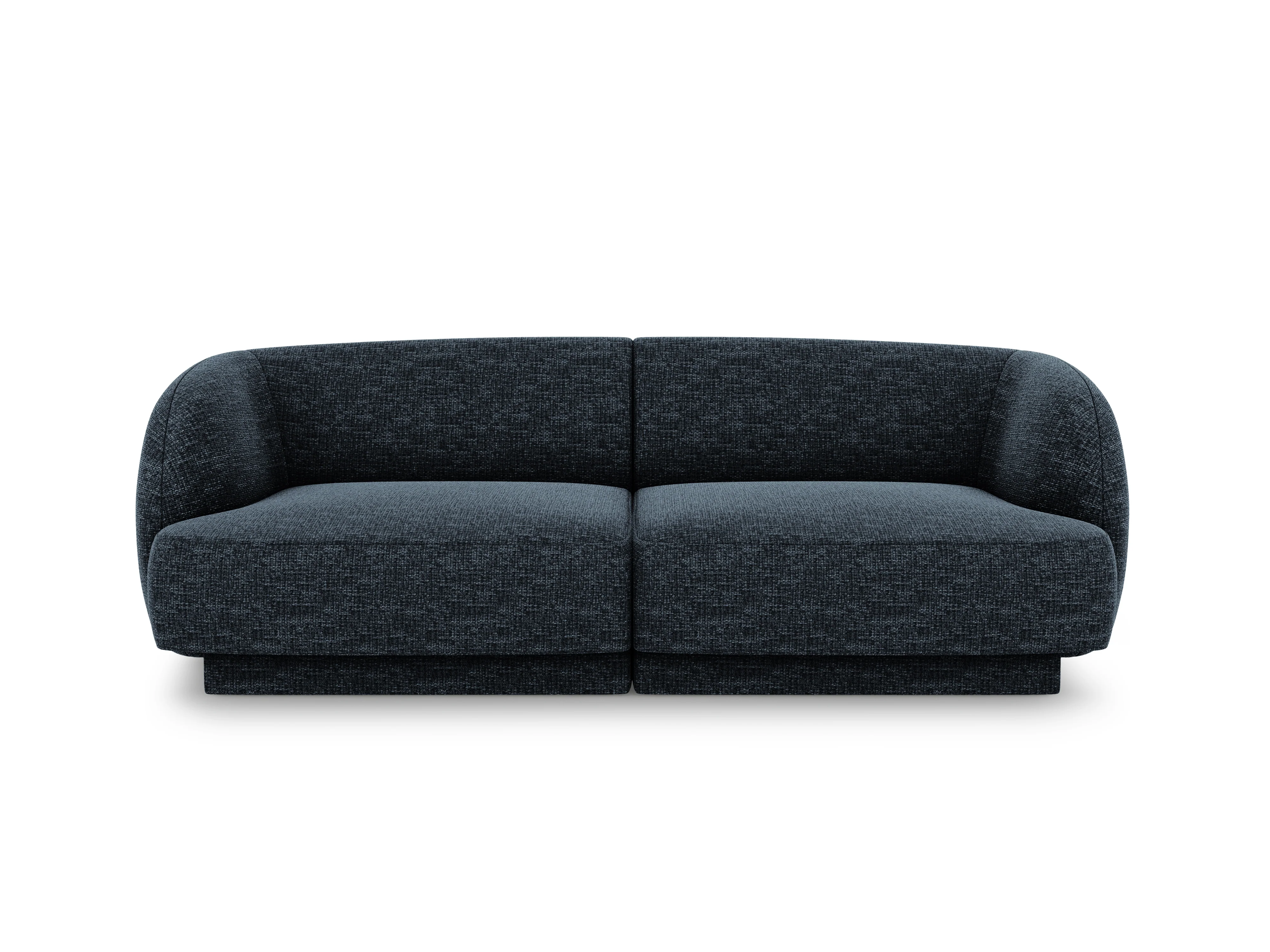 Sofa 2-osobowa MILEY granatowy szenil jedwabisty - Image 2