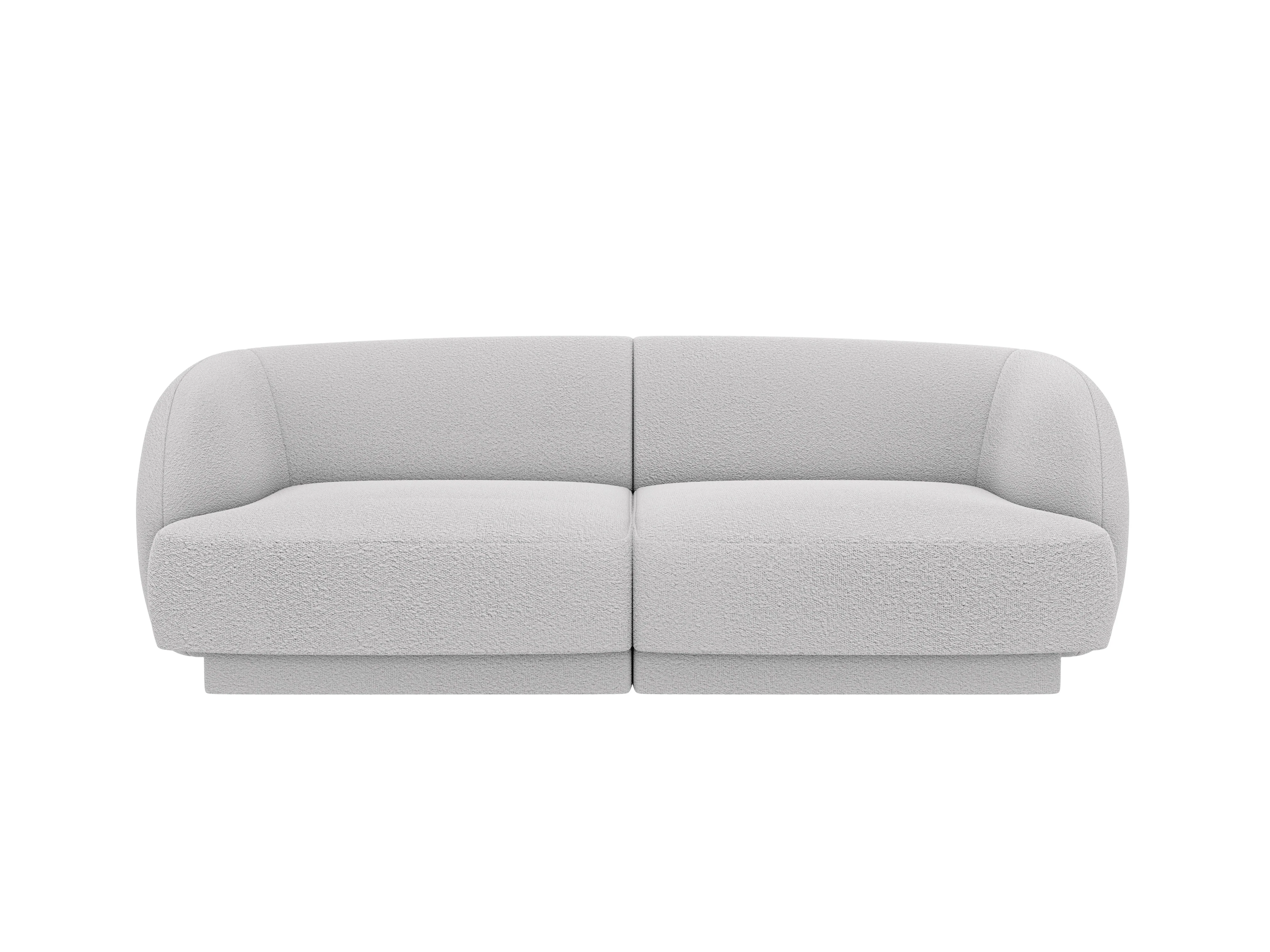 Sofa 2-osobowa MILEY jasnoszary boucle - Image 2