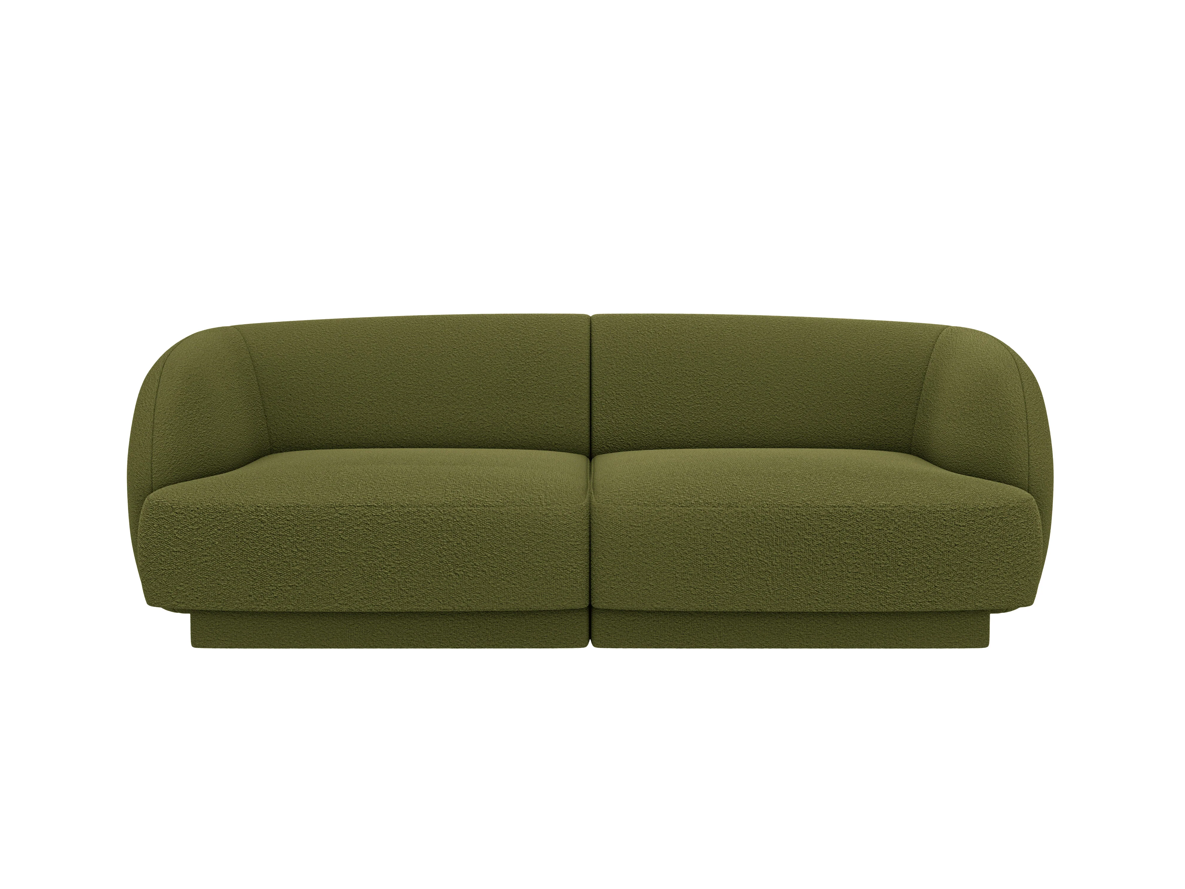 Sofa 2-osobowa MILEY zielony boucle - Image 2