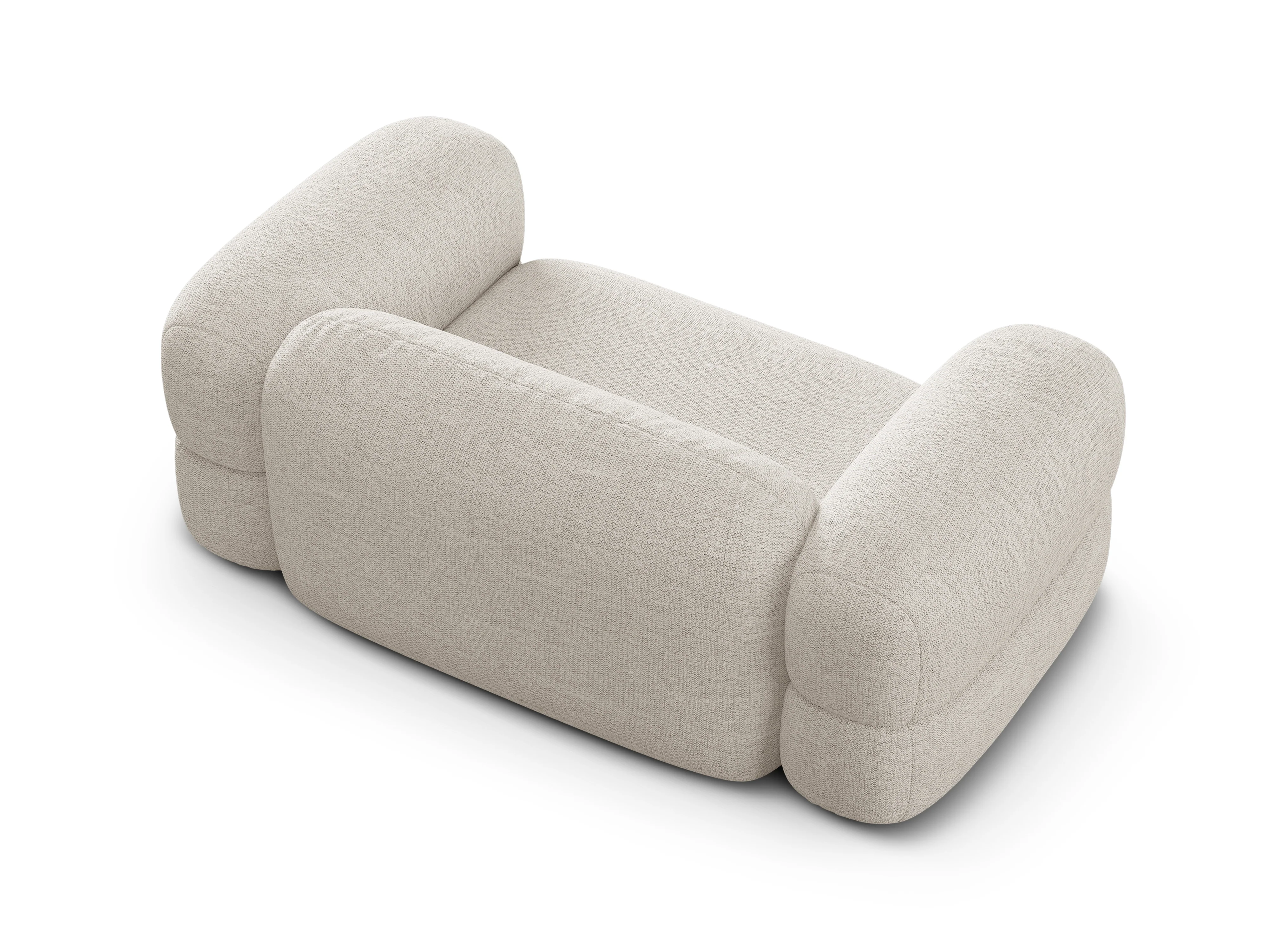 Sofa 2-osobowa ROGER beżowy szenil - Image 5