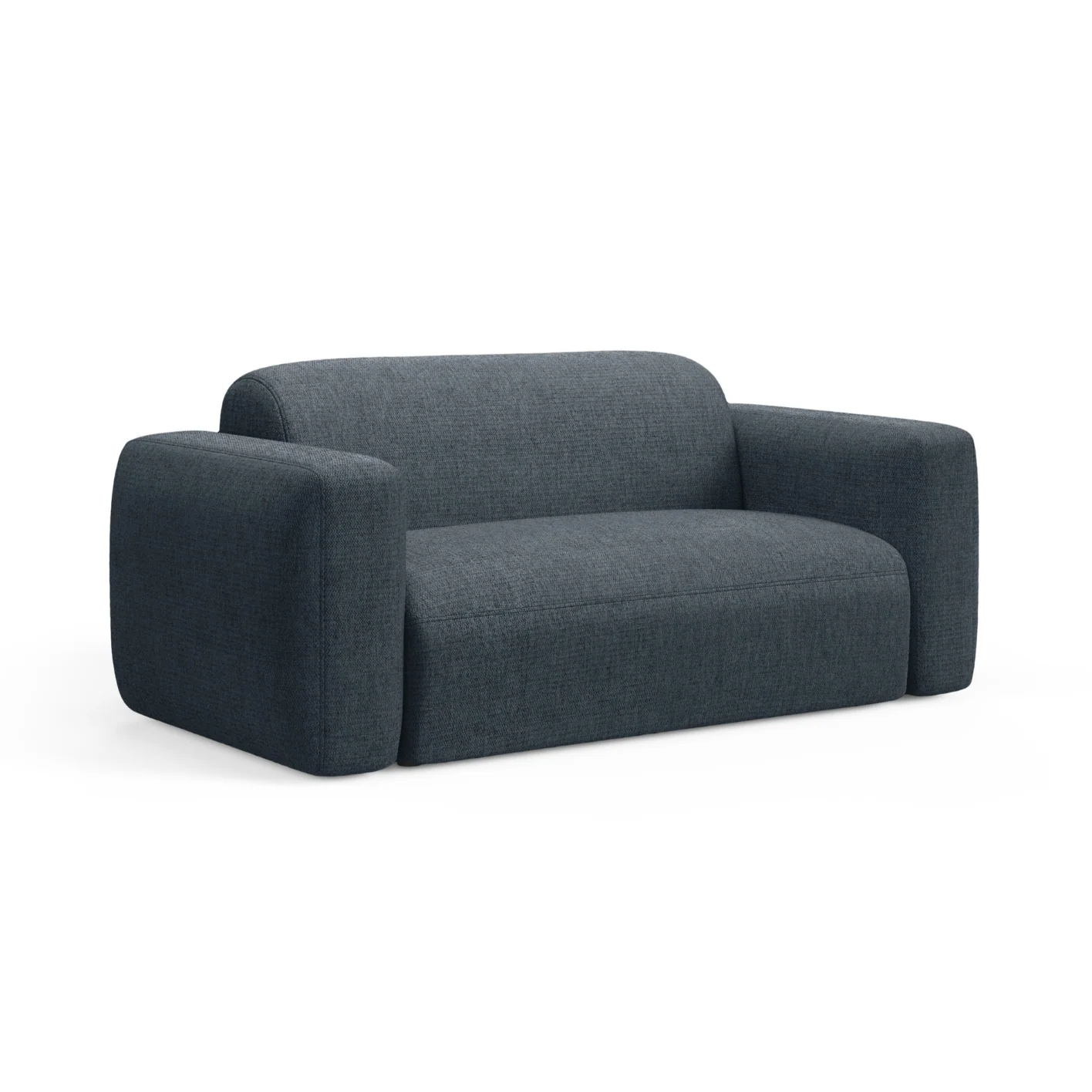 Sofa 2-osobowa STRINO niebieski szenil