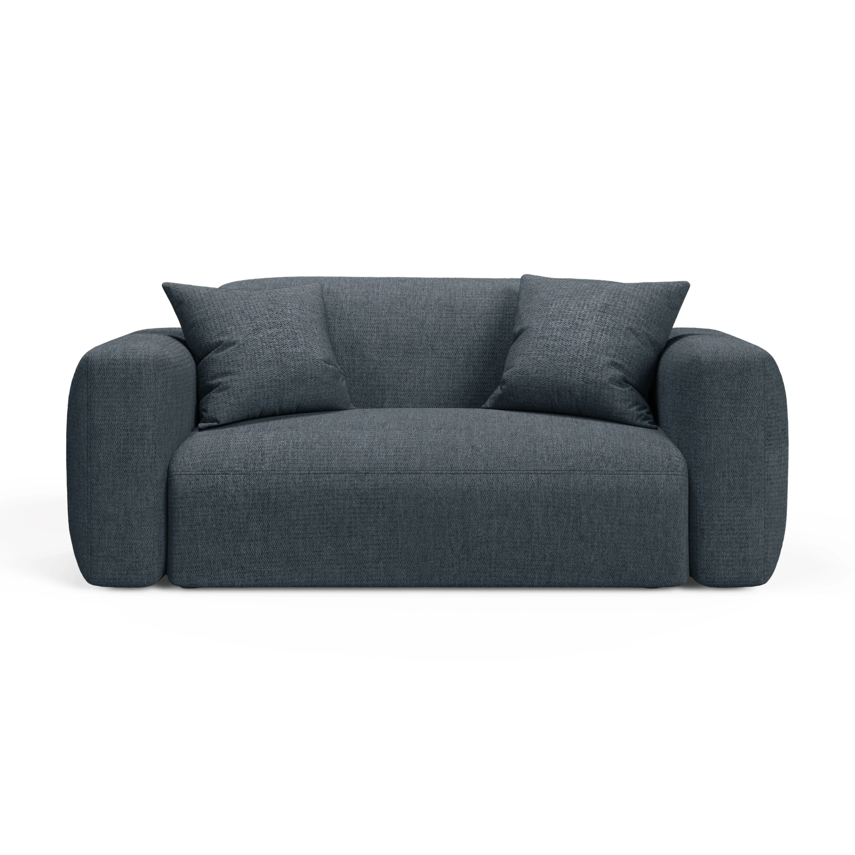 Sofa 2-osobowa STRINO niebieski szenil - Image 3