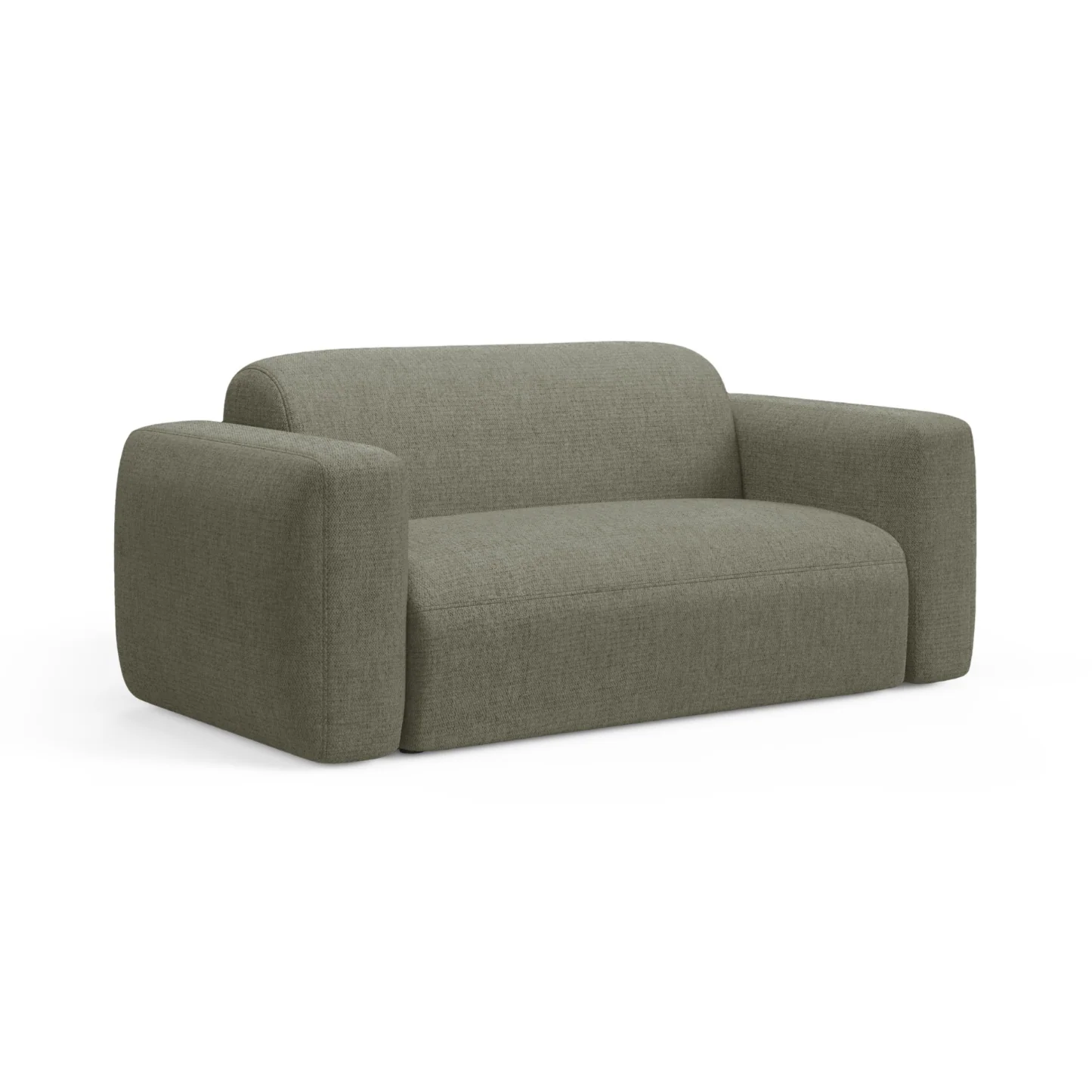 Sofa 2-osobowa STRINO oliwkowy szenil