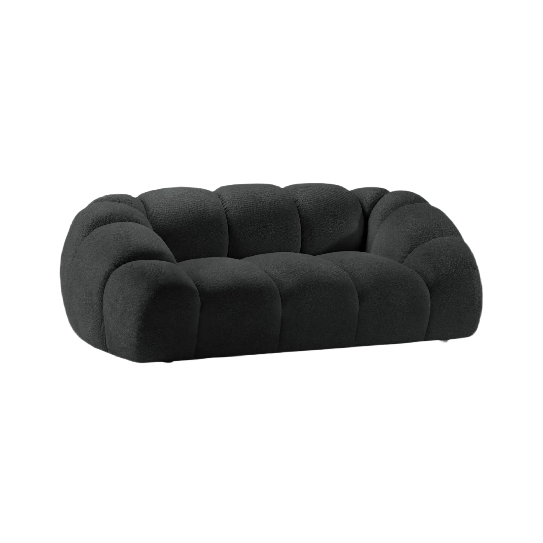 Sofa 2-osobowa DIANA antracytowy szenil