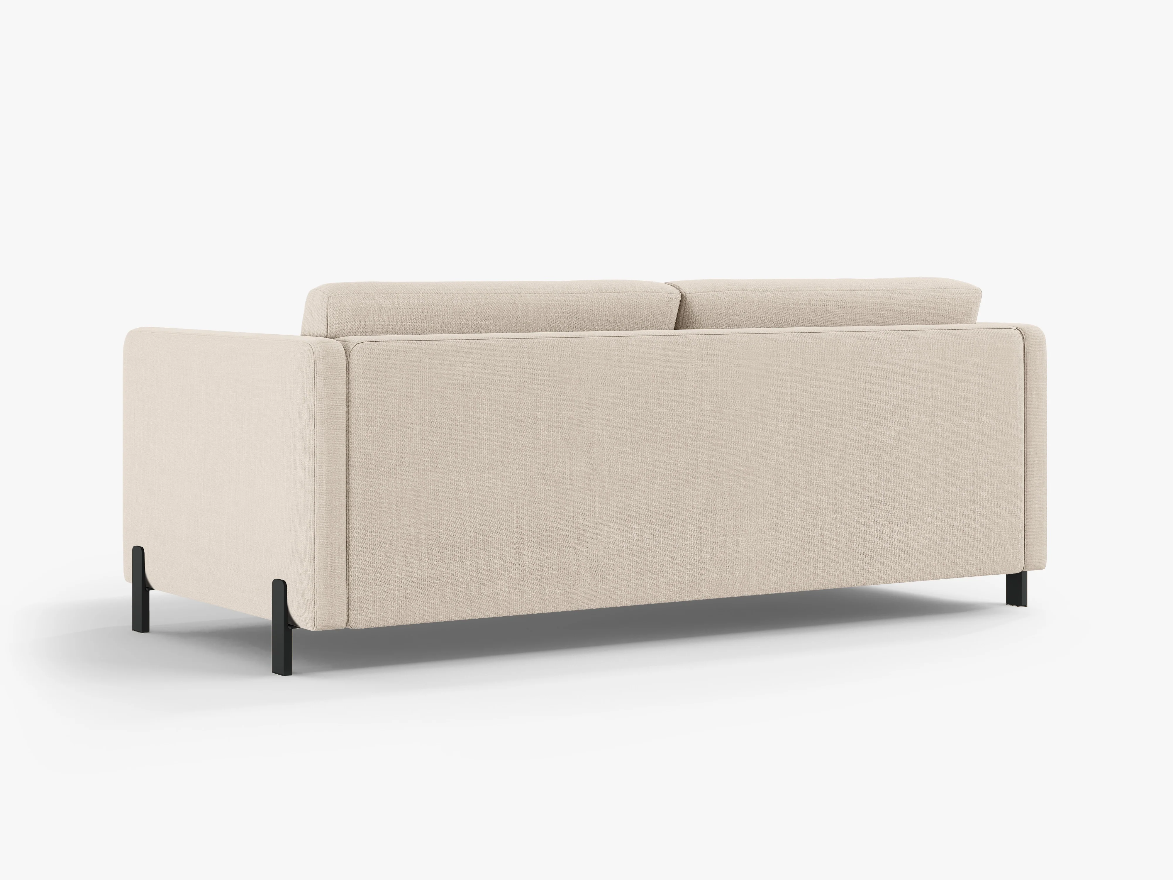Sofa 2-osobowa z funkcją spania GLORIA beżowy szenil - Image 8