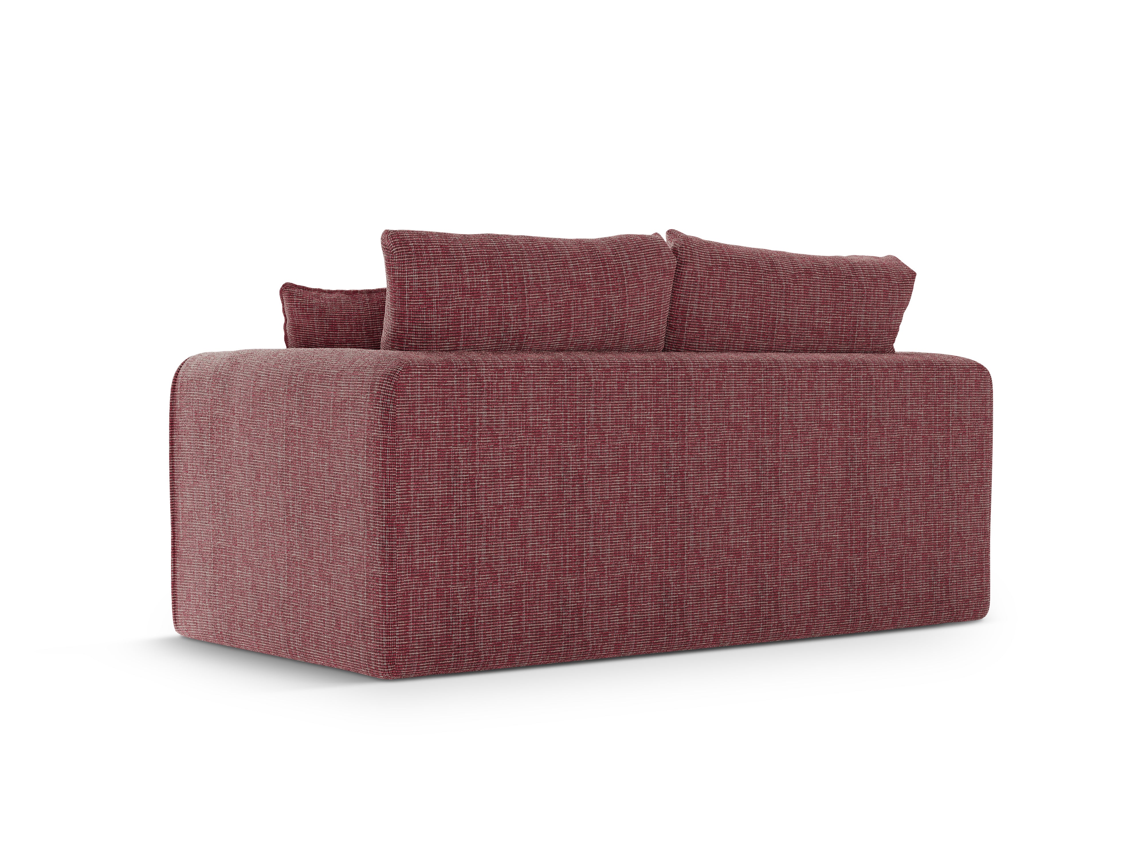 Sofa 2-osobowa z funkcją spania LIDO czerwony melanż - Image 5