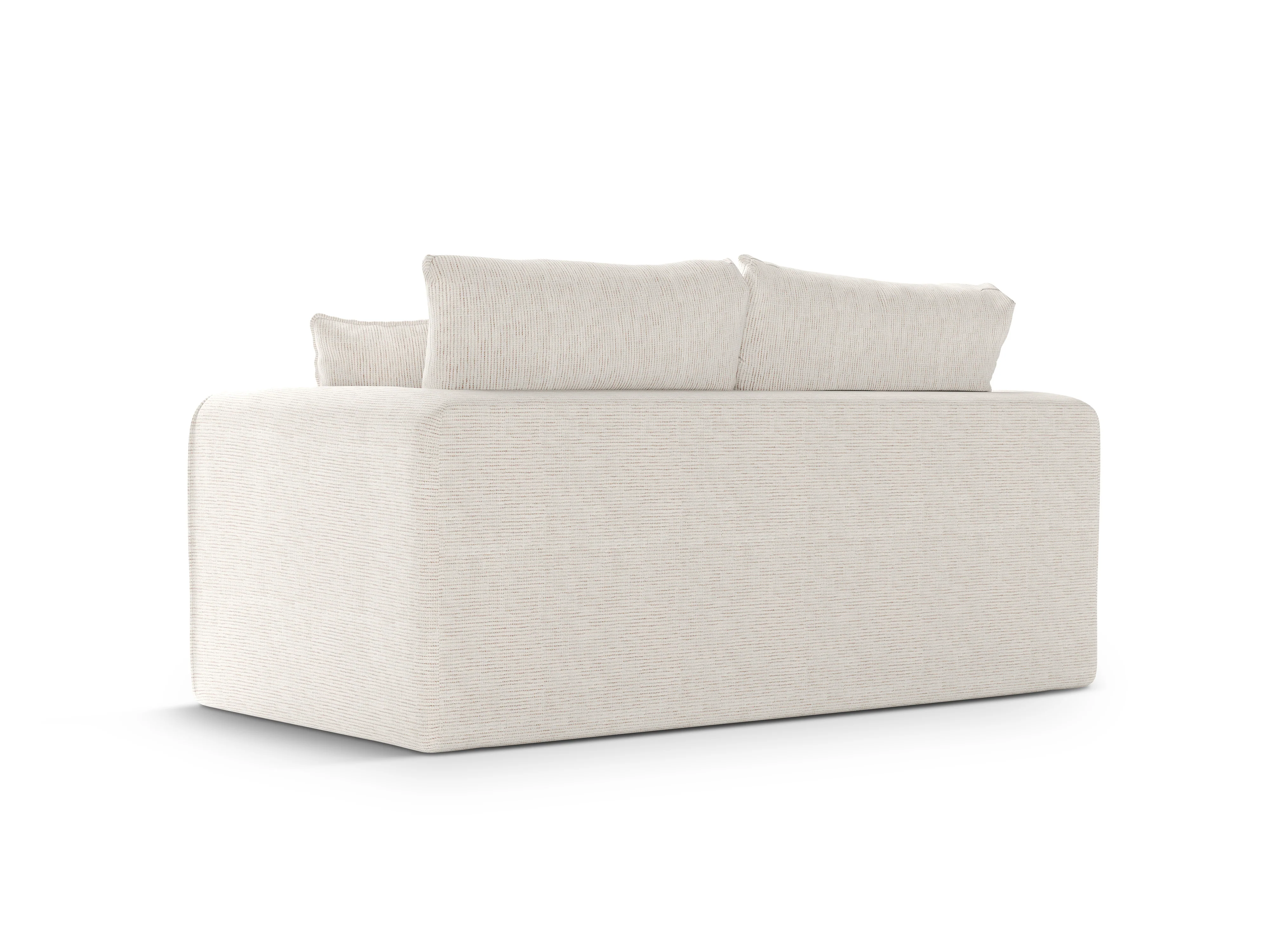 Sofa 2-osobowa z funkcją spania LIDO jasny beżowy melanż - Image 5