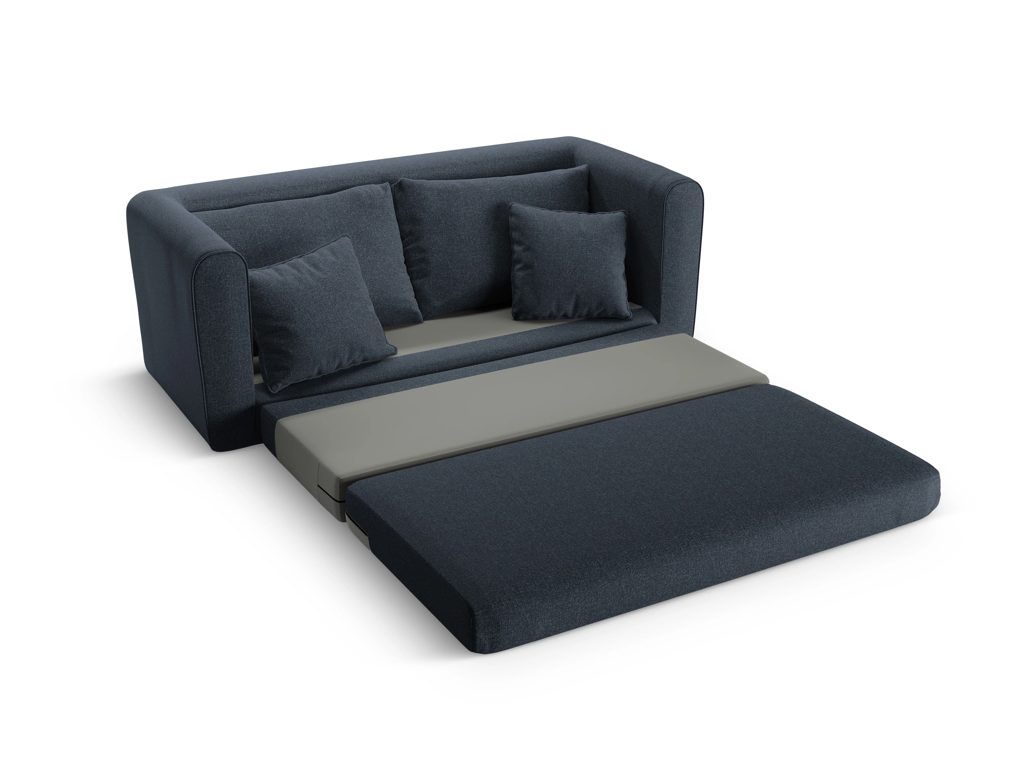 Sofa 2-osobowa z funkcją spania LIDO ciemny niebieski - Image 6