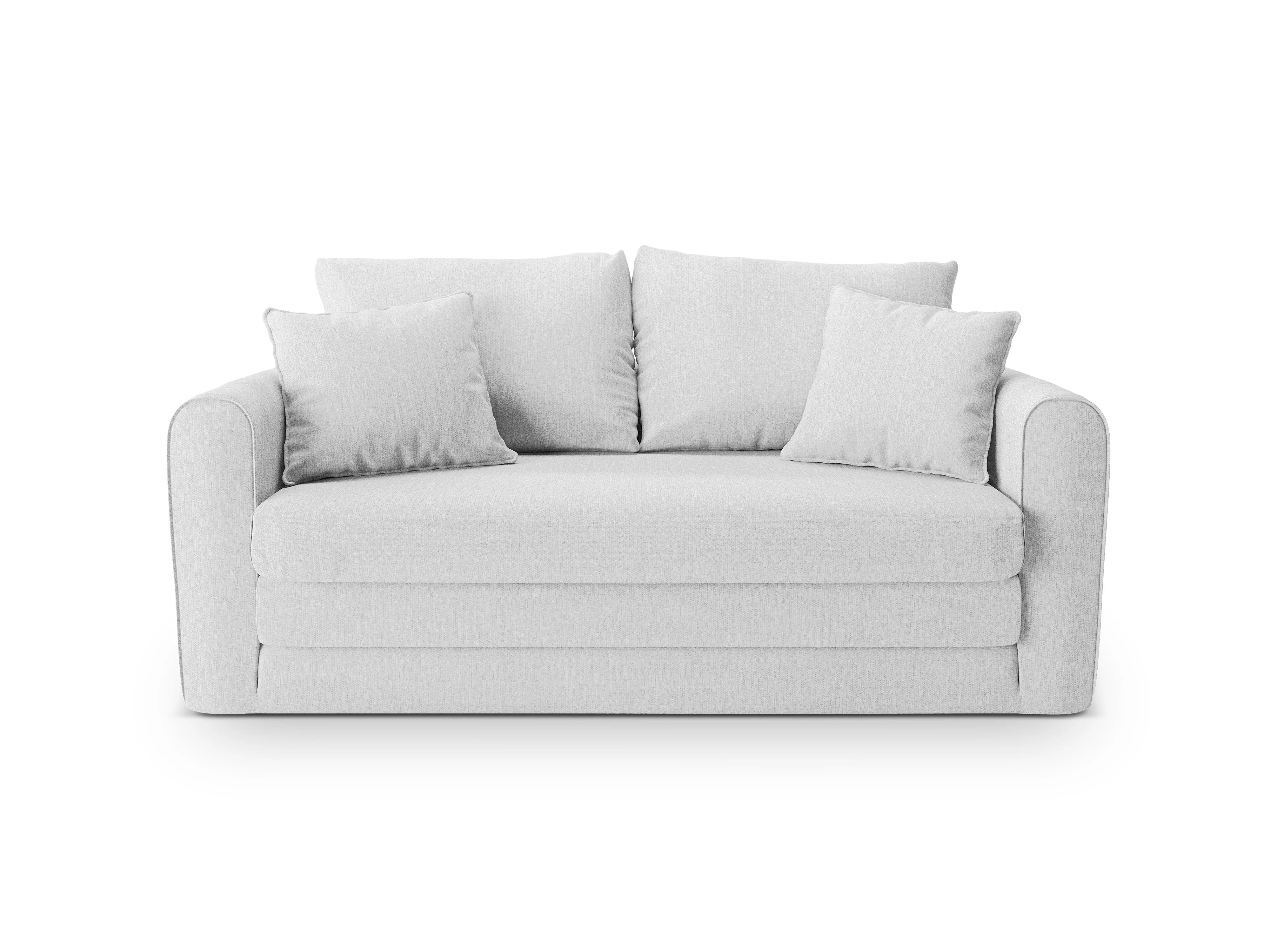 Sofa 2-osobowa z funkcją spania LIDO zimny jasnoszary - Image 4