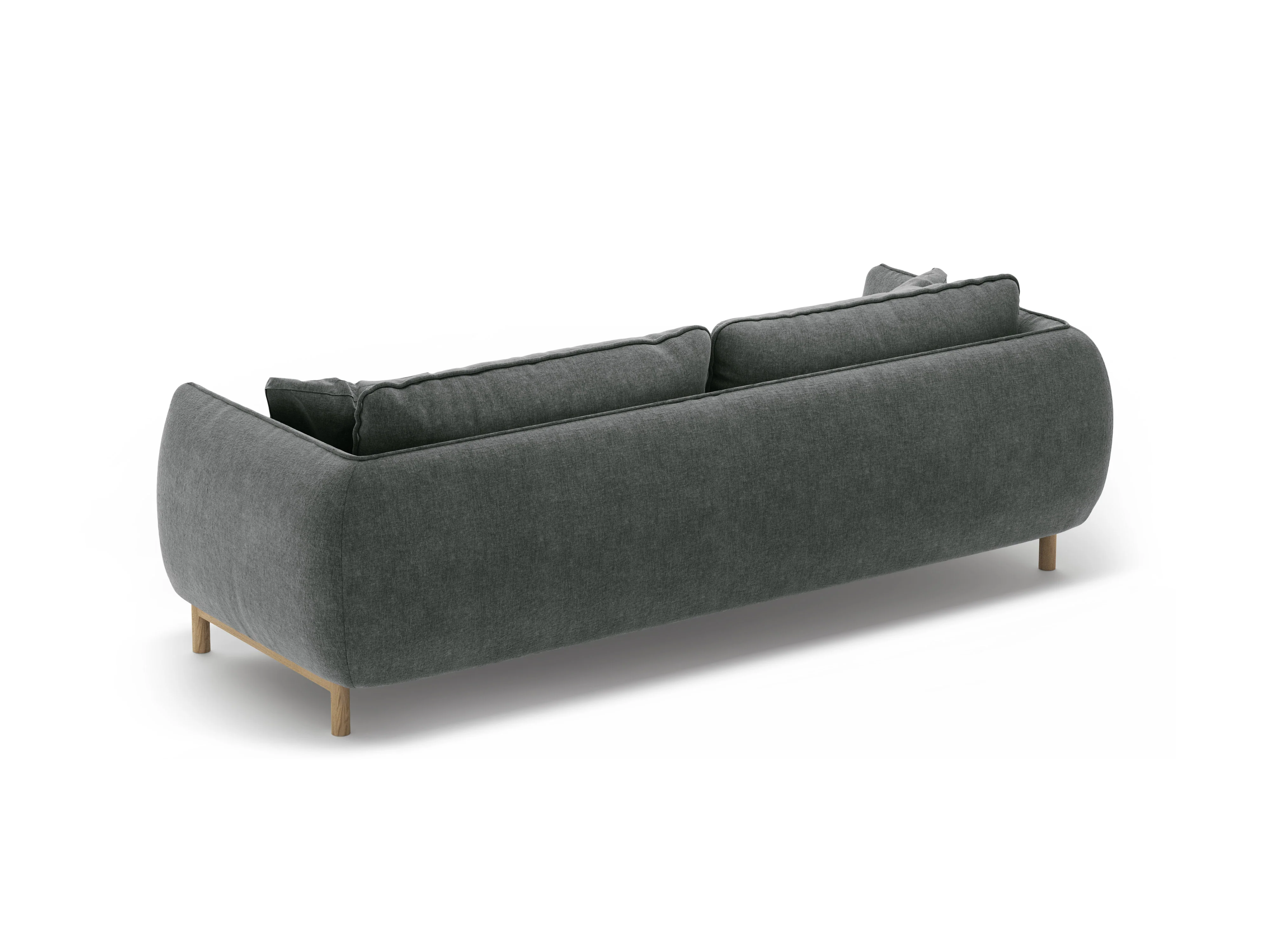 Sofa 3-osobowa ADA ciemnoszary szenil - Image 4