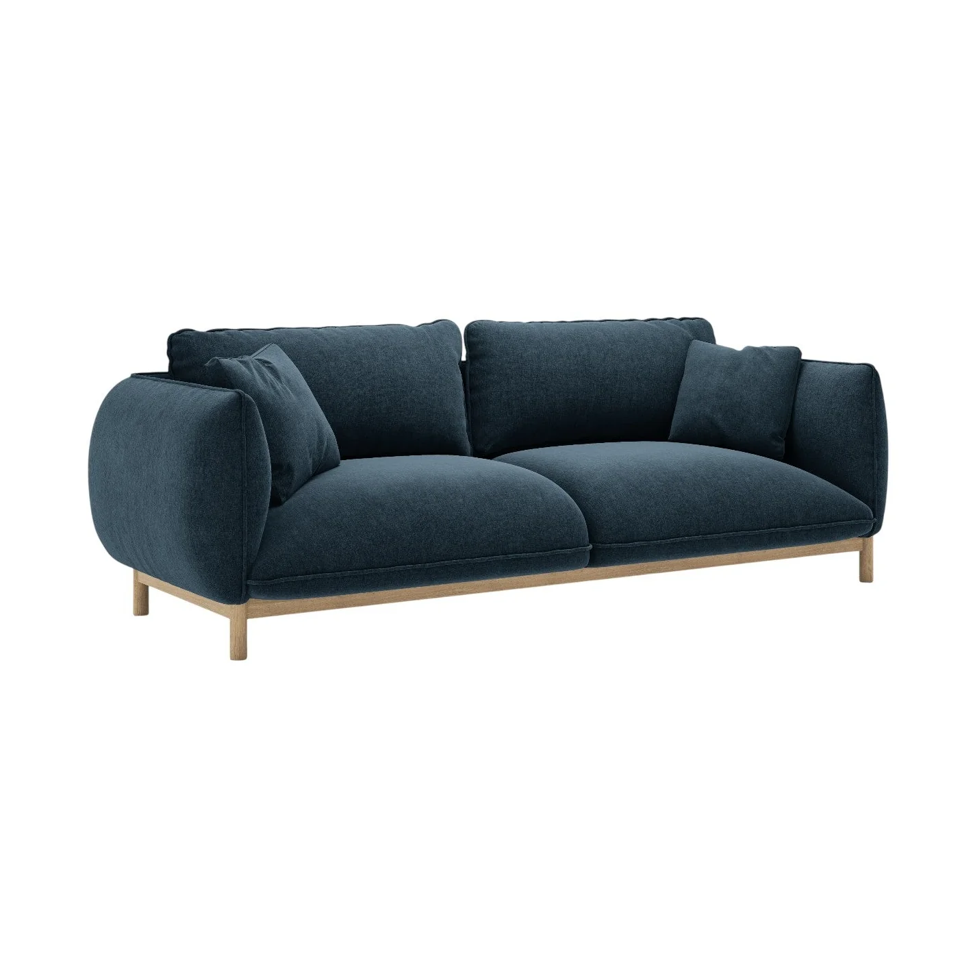 Sofa 3-osobowa ADA morski niebieski szenil