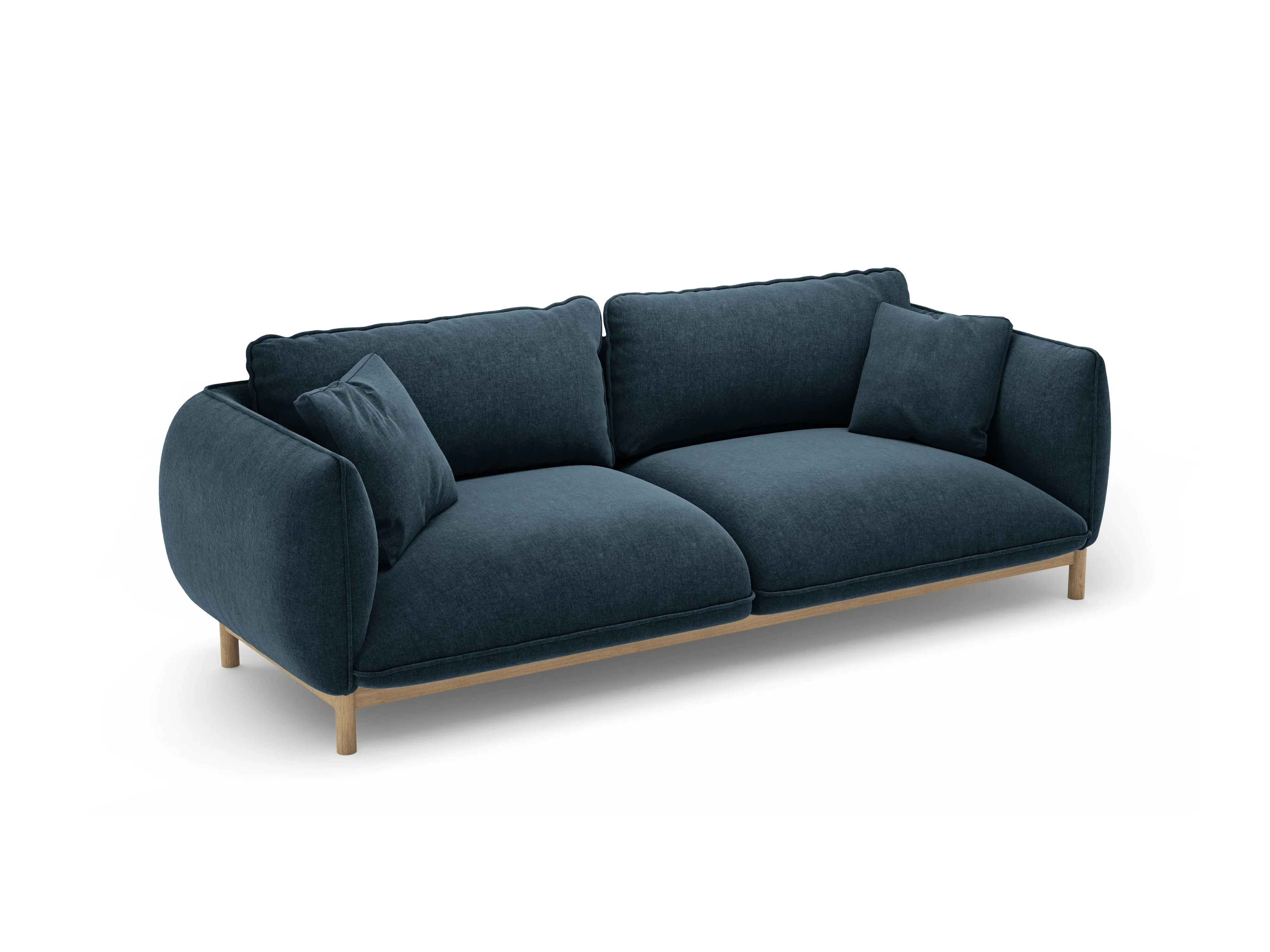Sofa 3-osobowa ADA morski niebieski szenil - Image 5