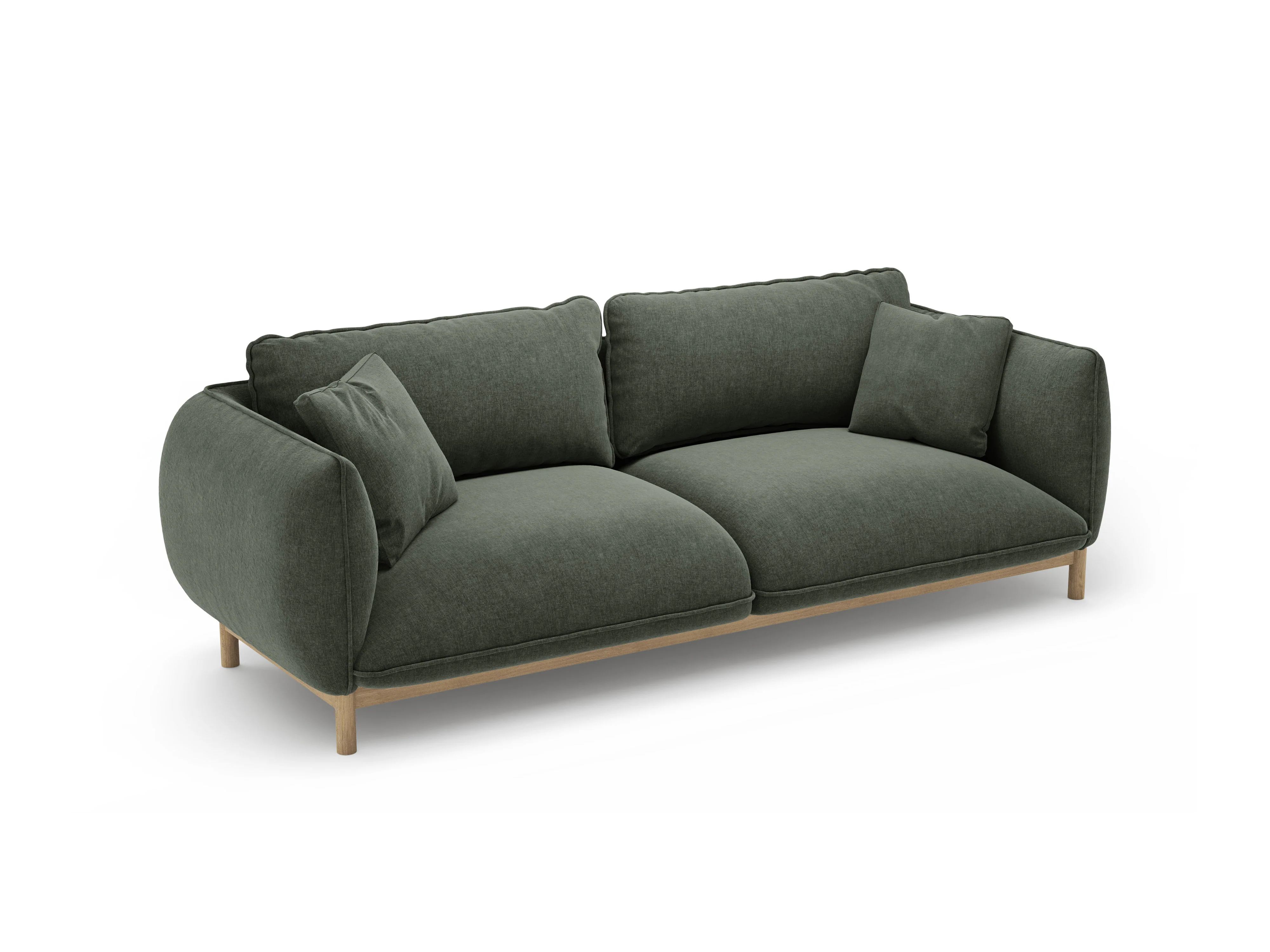 Sofa 3-osobowa ADA zielony szenil - Image 5