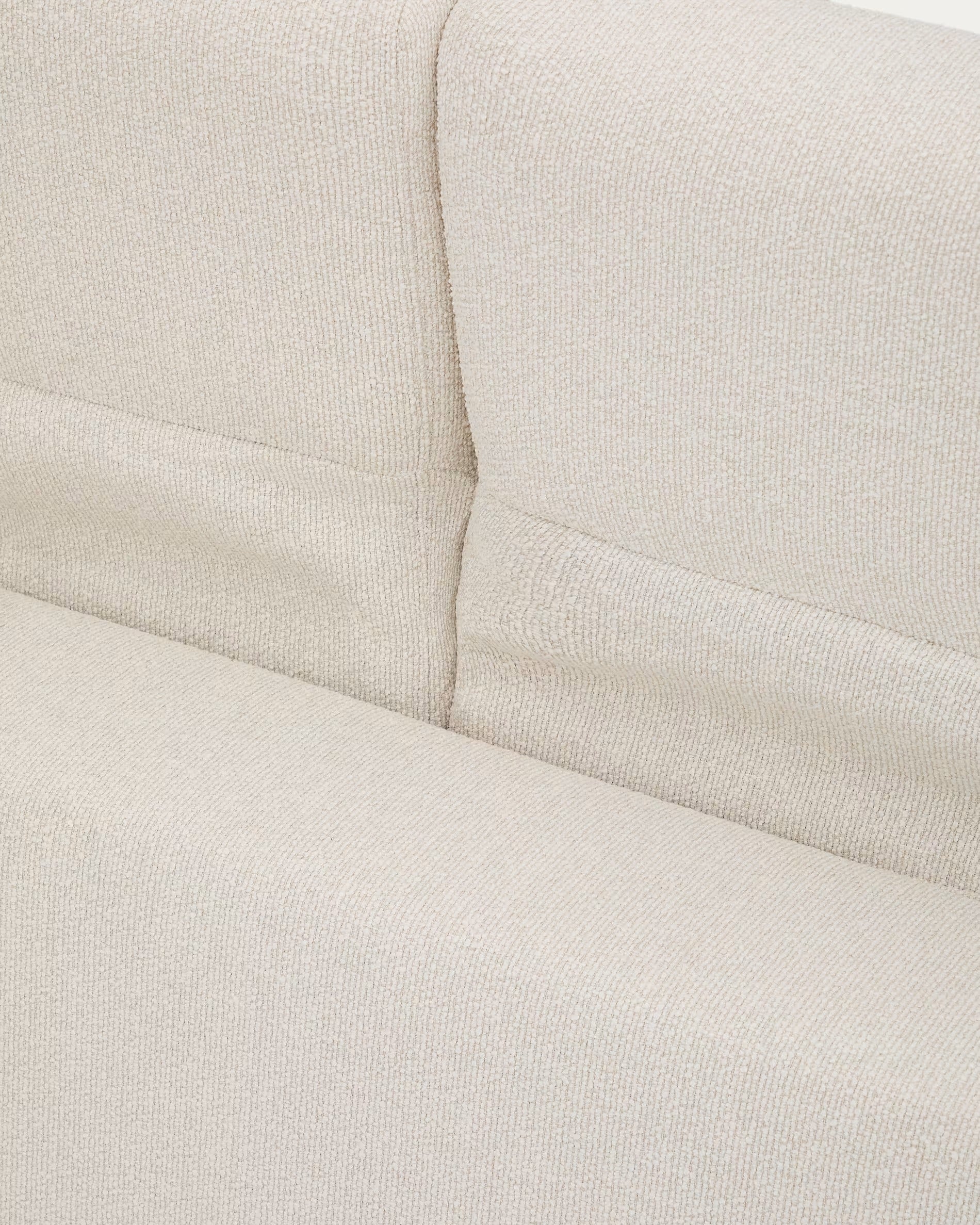 Sofa 3-osobowa AURUM ecru szenil z ciemnoszarą podstawą - Image 17