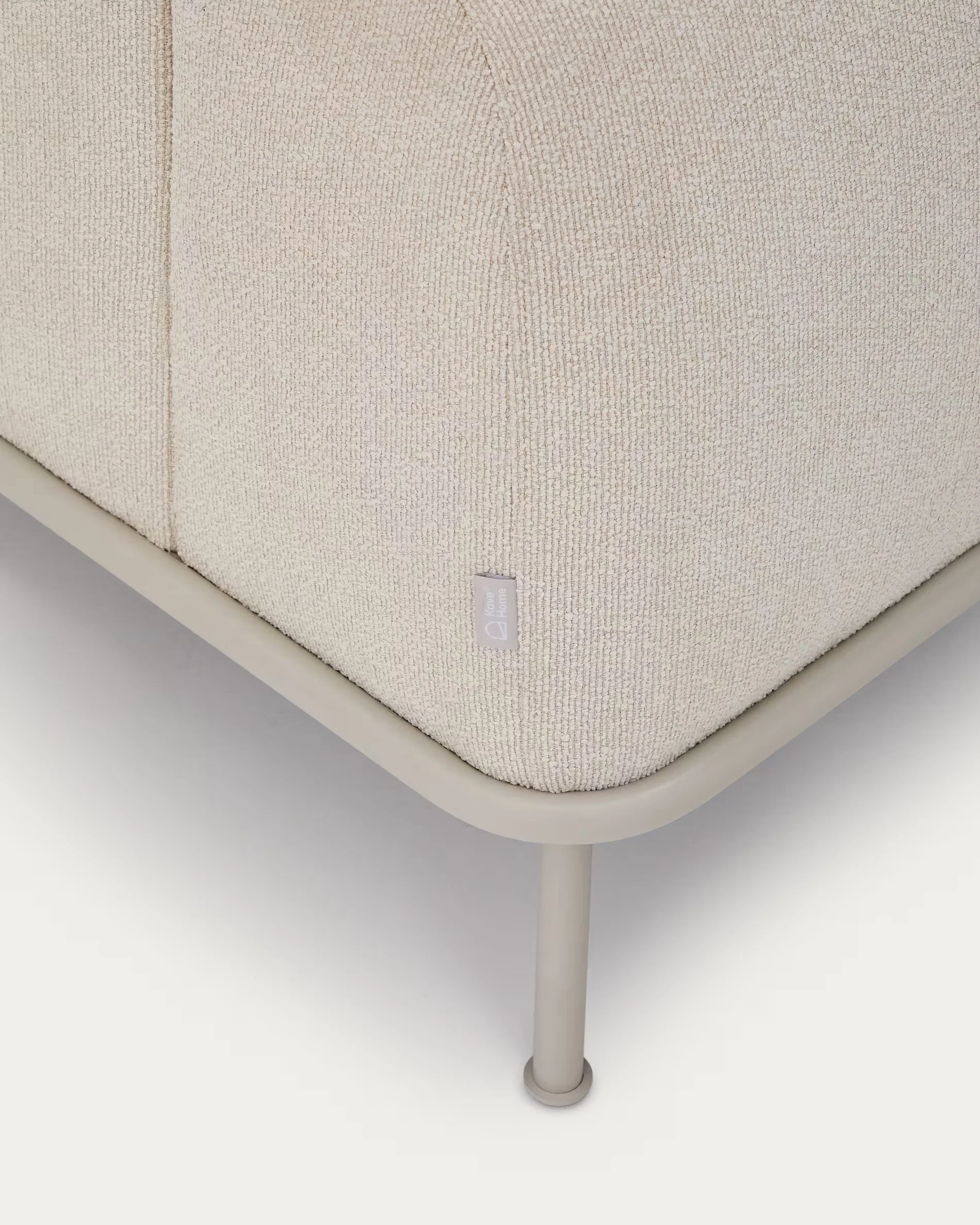 Sofa 3-osobowa AURUM ecru szenil z beżową podstawą - Image 11