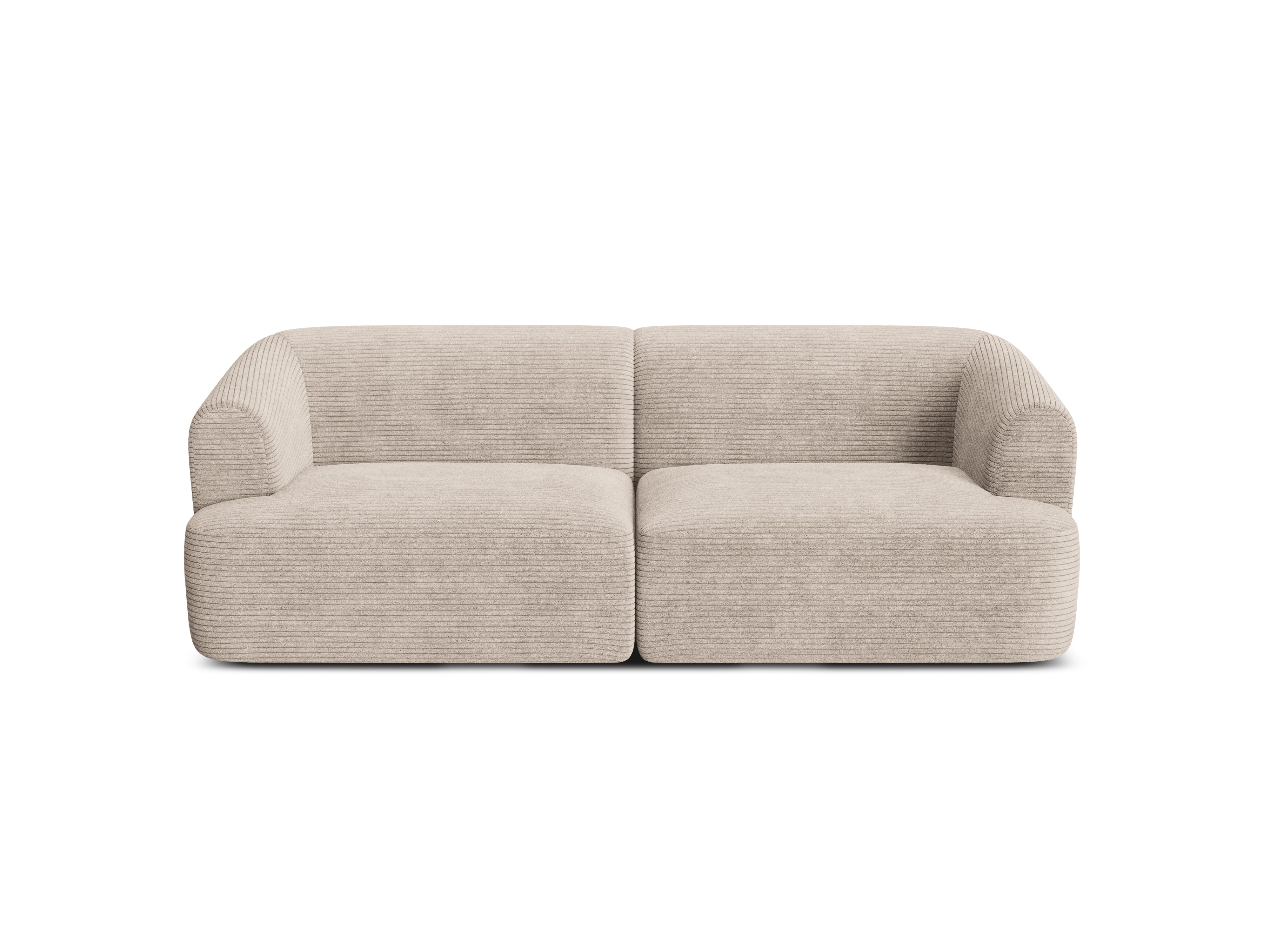 Sofa 3-osobowa CAMPI beżowy sztruks - Image 3